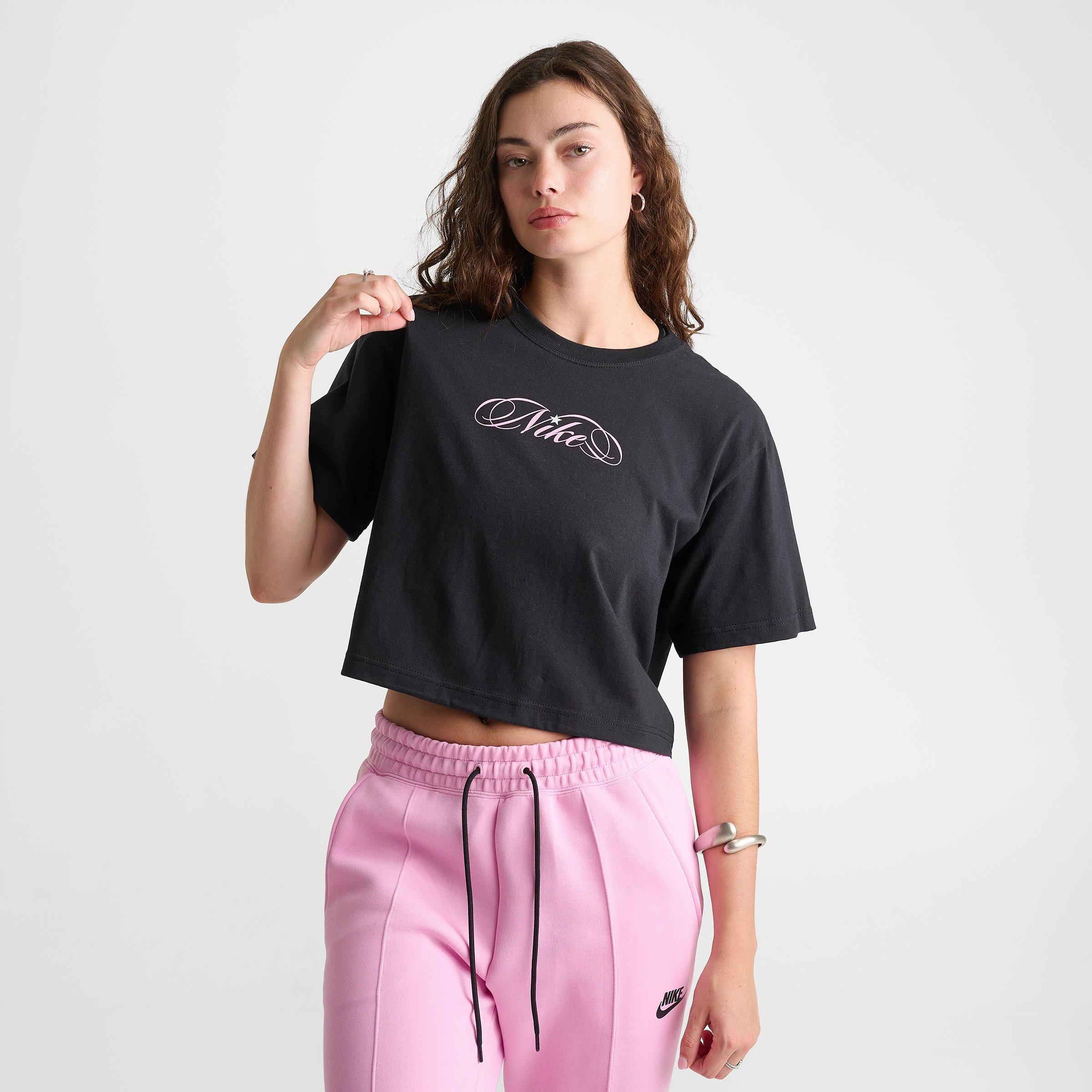 Women's Nike Sportswear Goddess Cropped T-Shirt