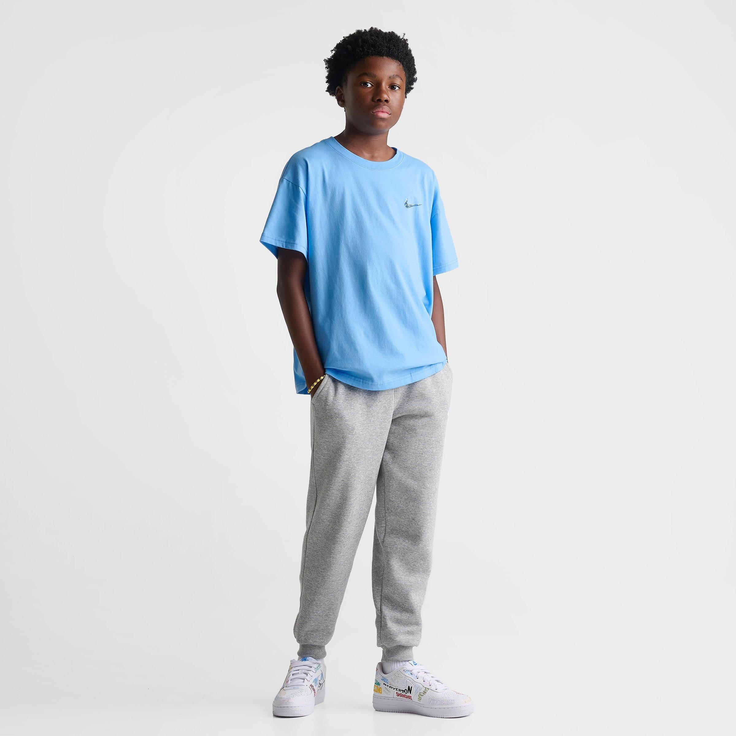 Big Kids' Nike Sportswear Swoosh Flame Back Hit T-Shirt