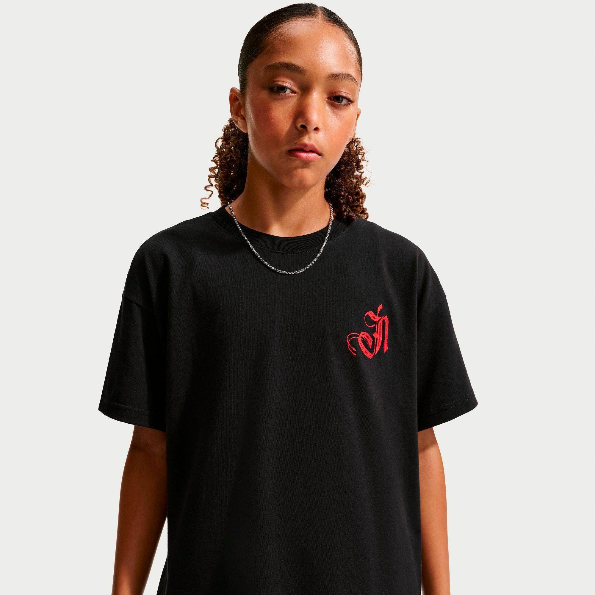 Big Kids' Nike Sportswear Wings Back Hit T-Shirt