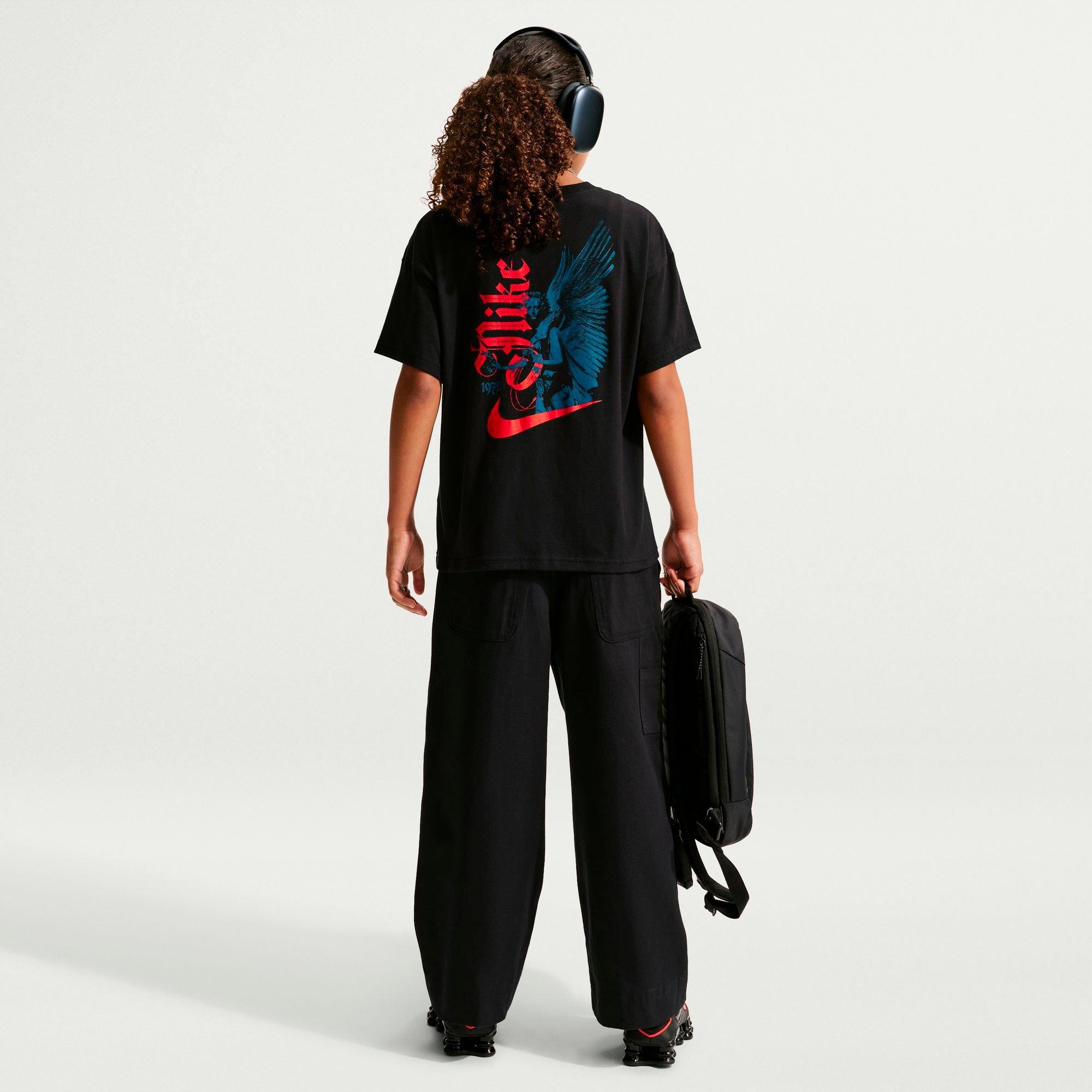 Big Kids' Nike Sportswear Wings Back Hit T-Shirt