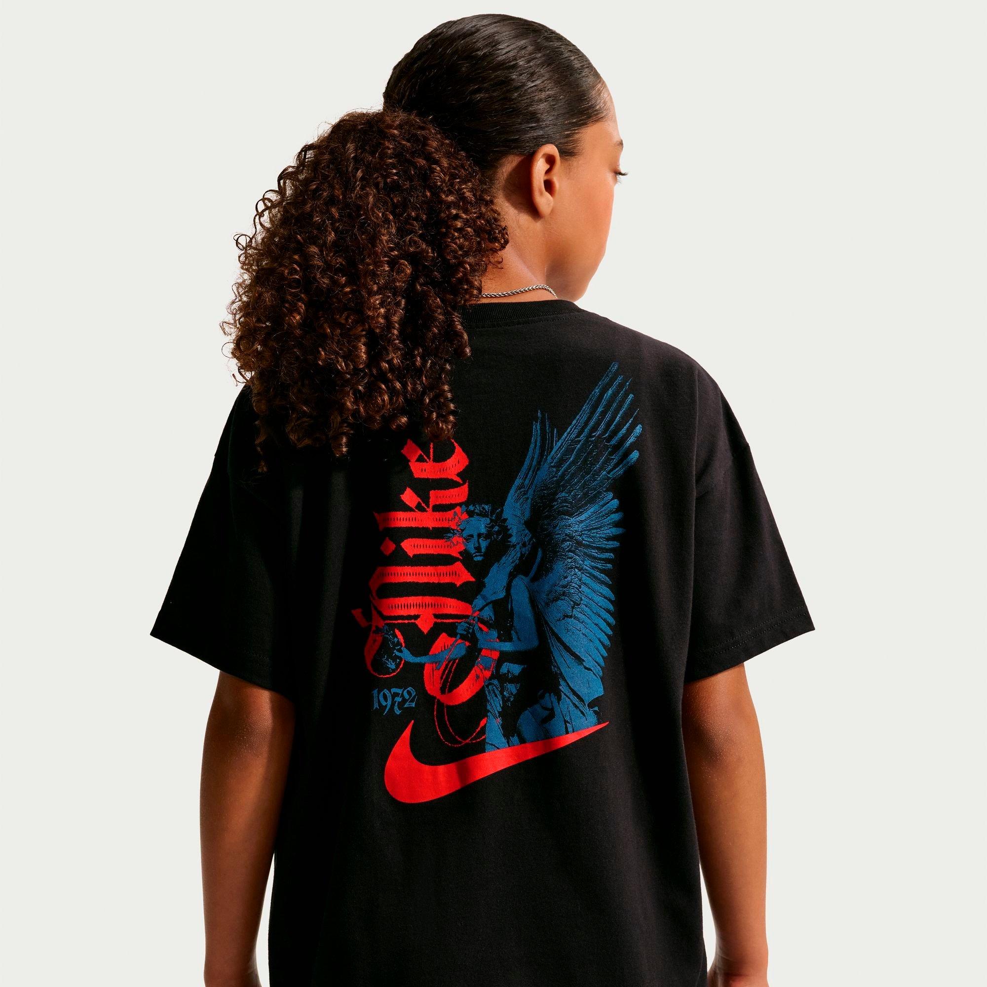 Big Kids' Nike Sportswear Wings Back Hit T-Shirt