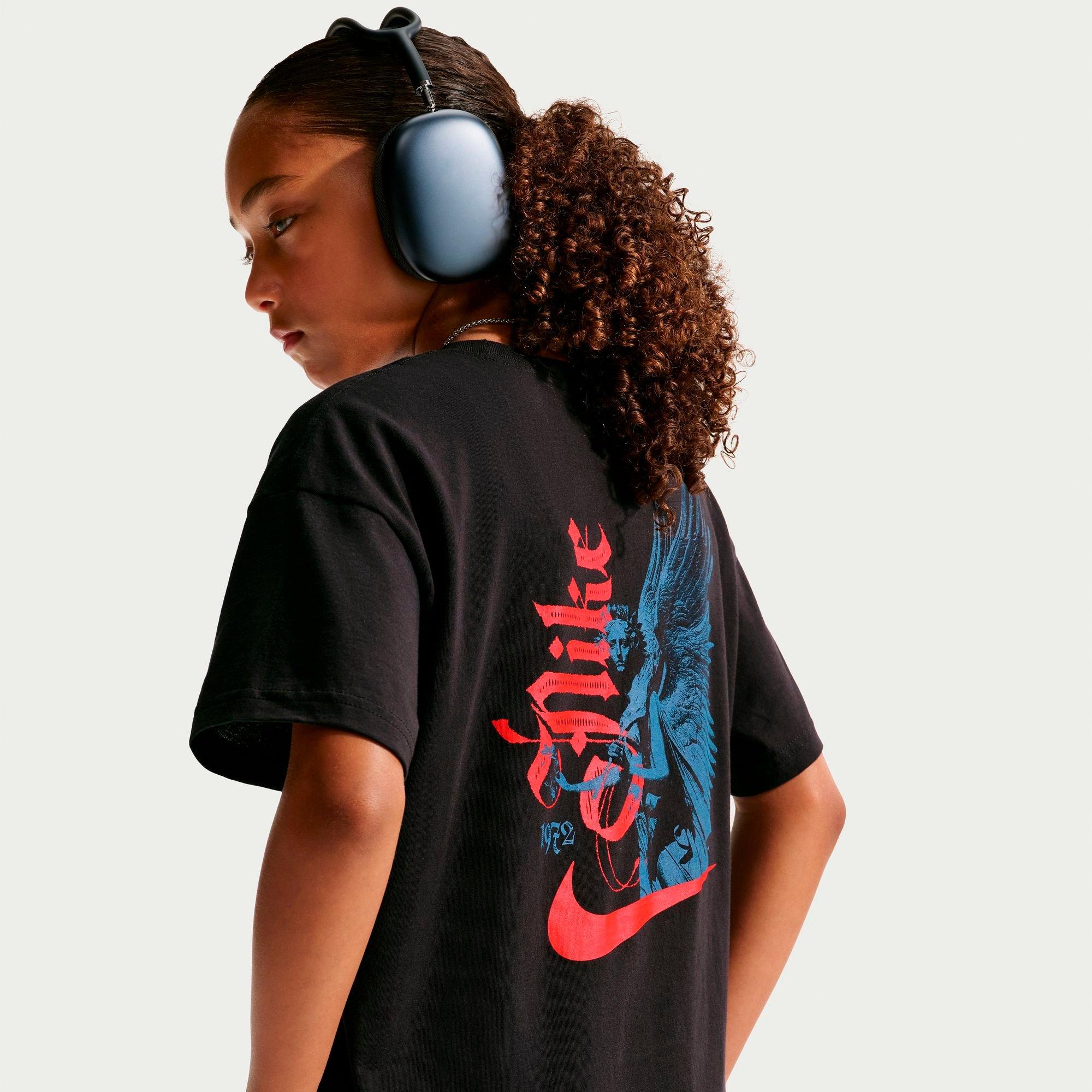 Big Kids' Nike Sportswear Wings Back Hit T-Shirt