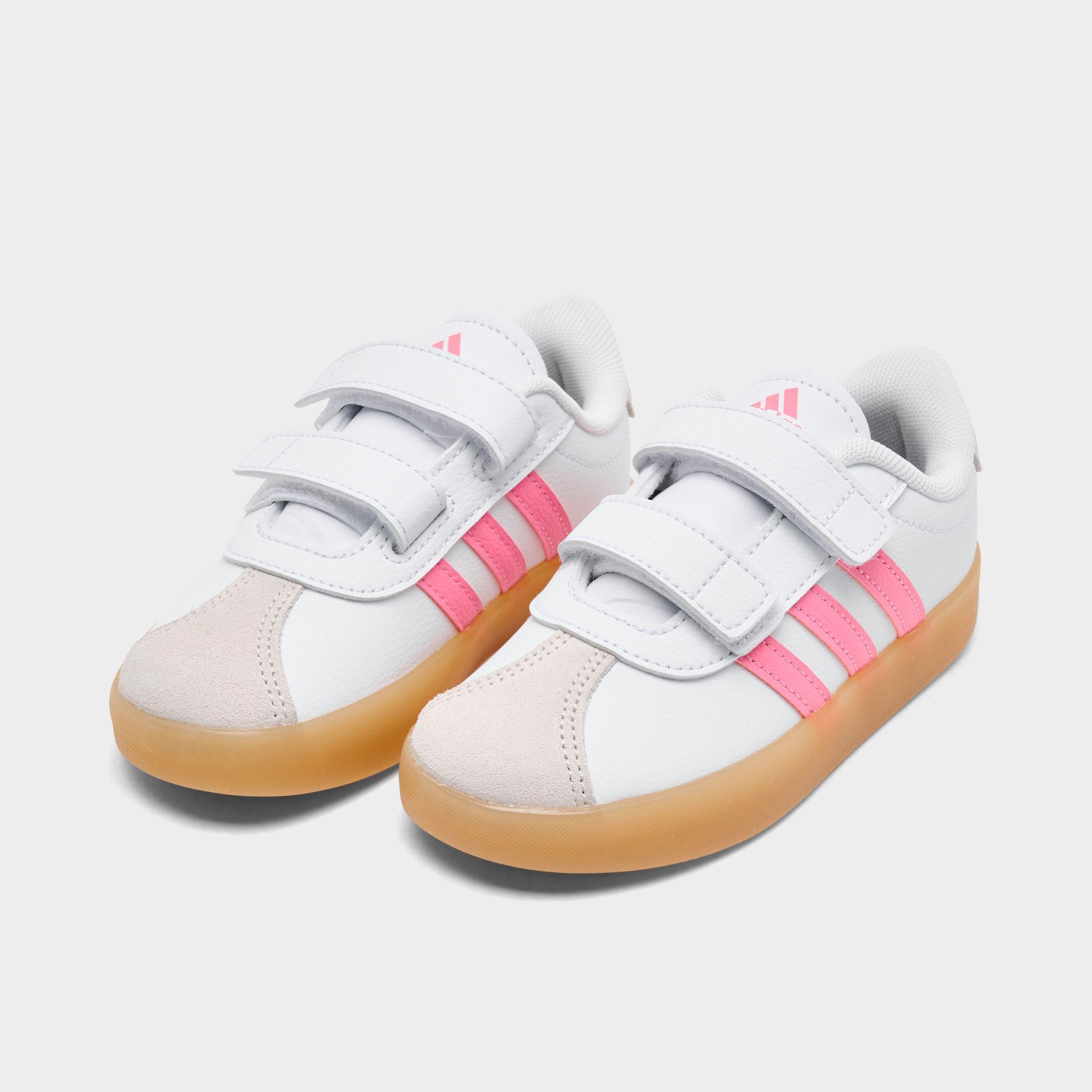 Kids' Toddler adidas VL Court 3.0 Hook-And-Loop Casual Shoes