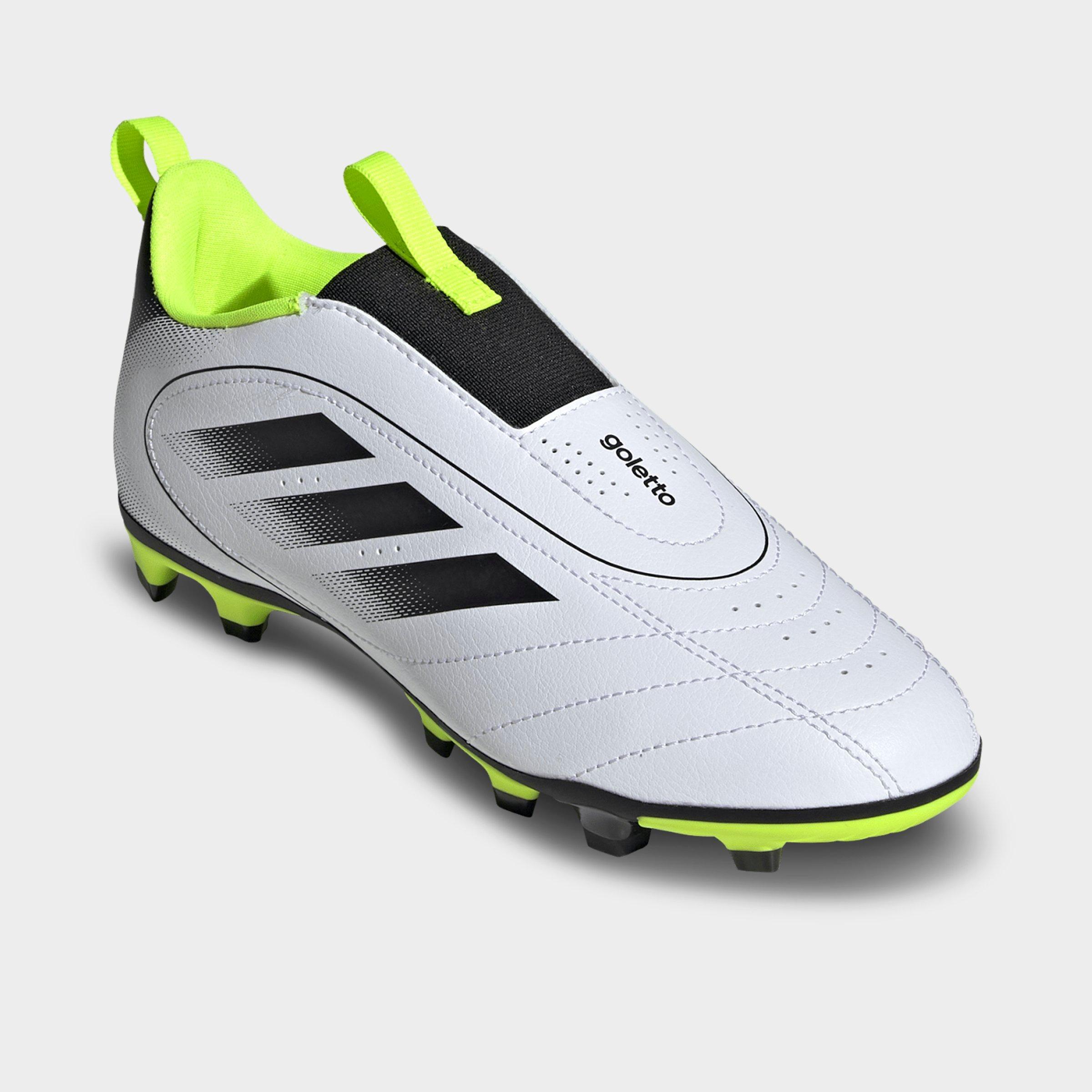 Little Kids' and Big adidas Goletto IX Laceless Firm Ground Multi Soccer Cleats