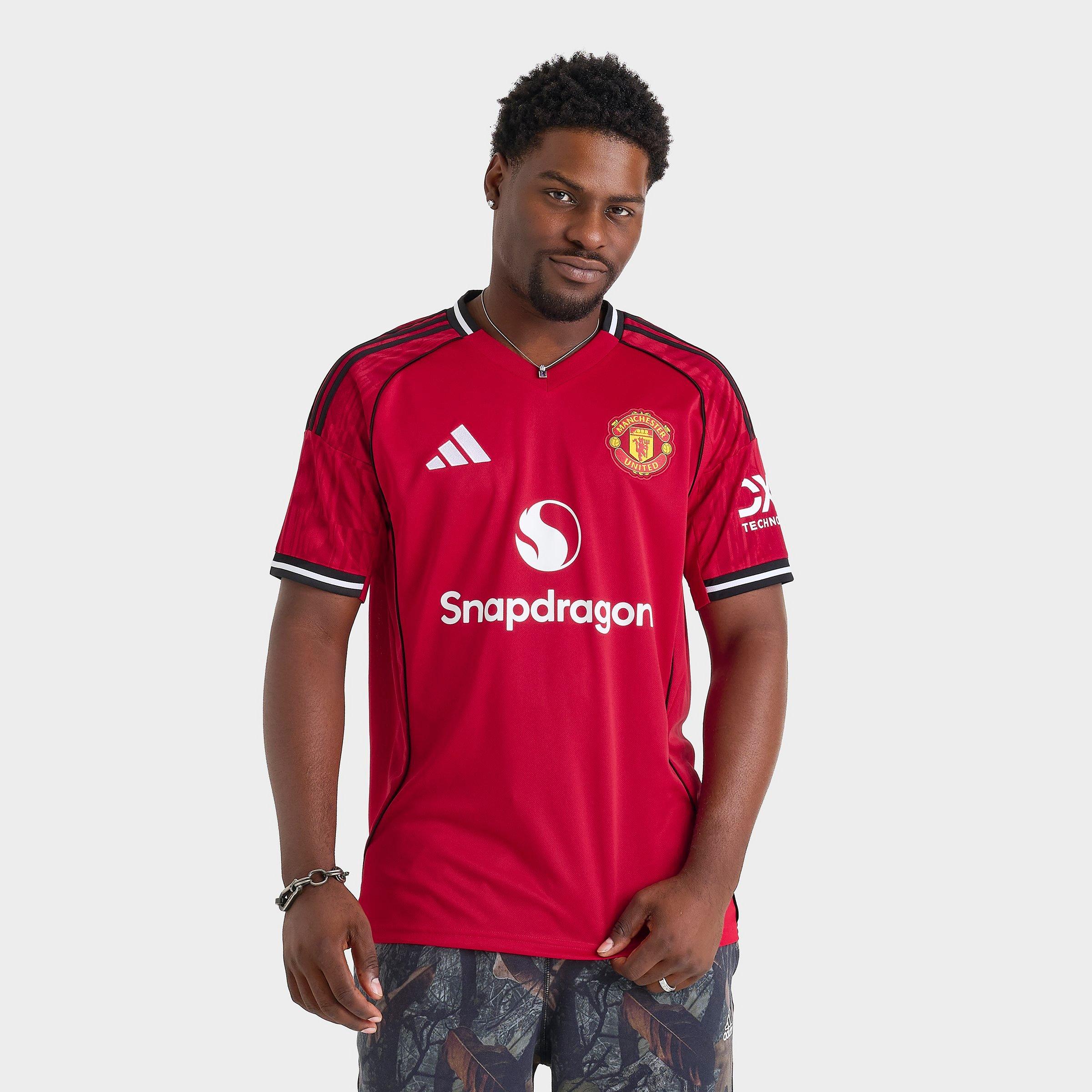 Men's adidas Manchester United 2025-26 Home Soccer Jersey | JD Sports