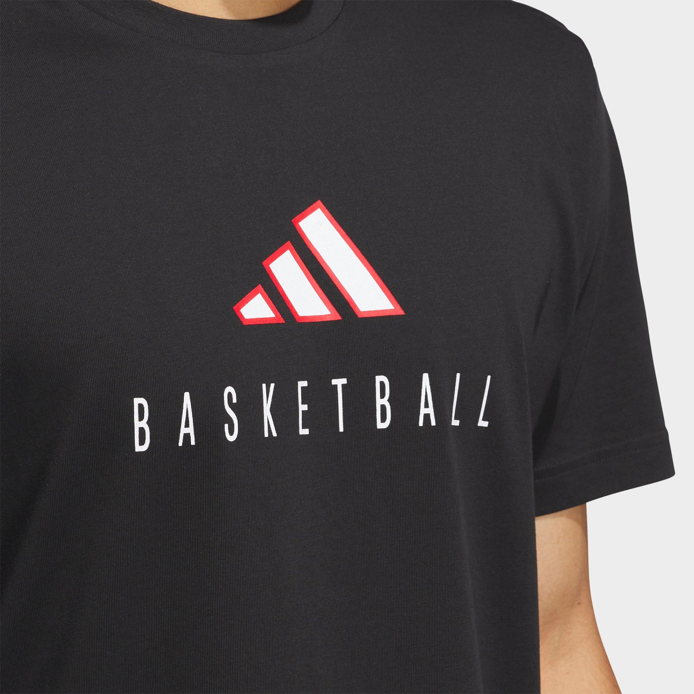 Men's adidas Worldwide Hoops Logo Performance Basketball T-Shirt