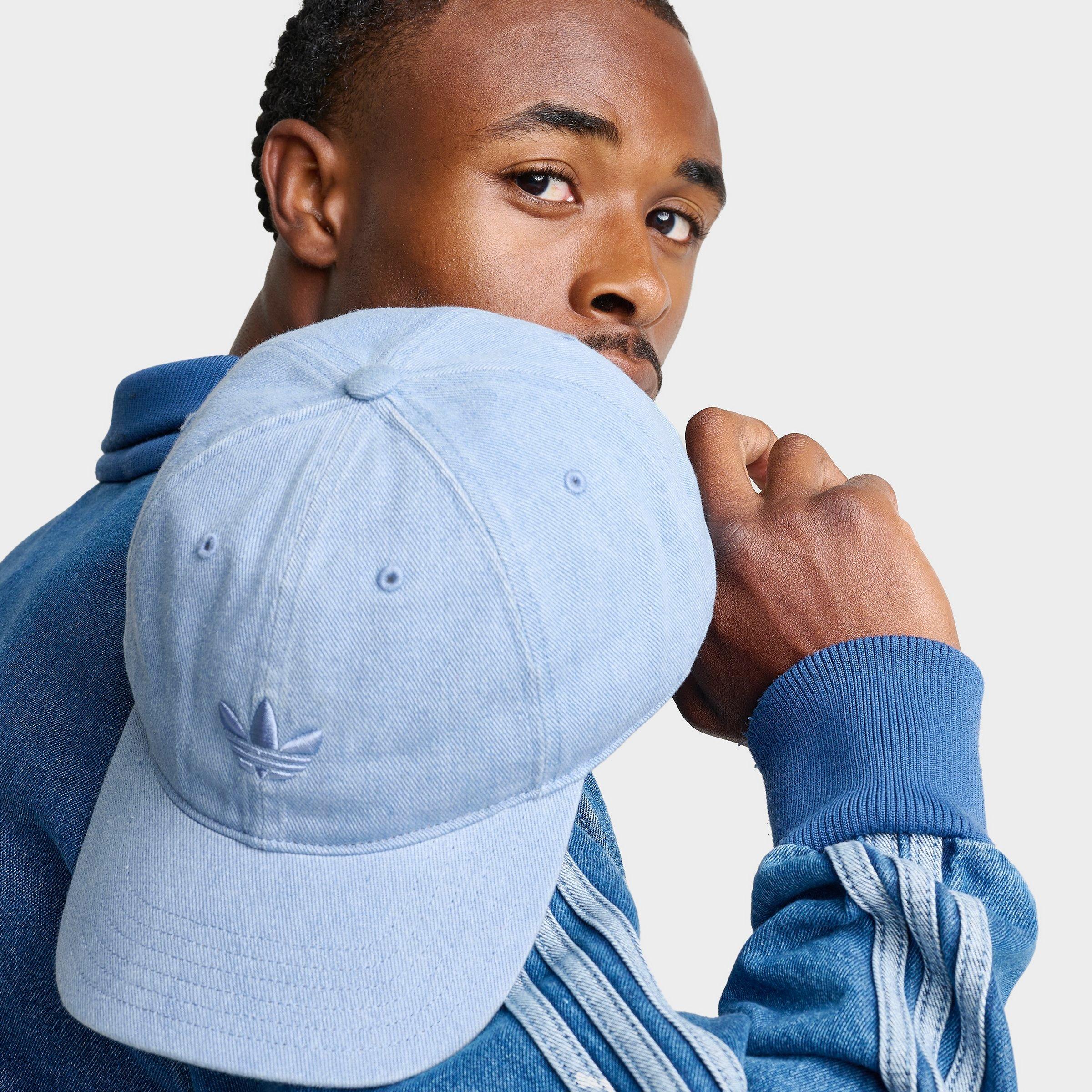 adidas Originals Washed Denim Patch Strapback Cap adidas Denim Strapback Hat – League Outfitters main image 2
