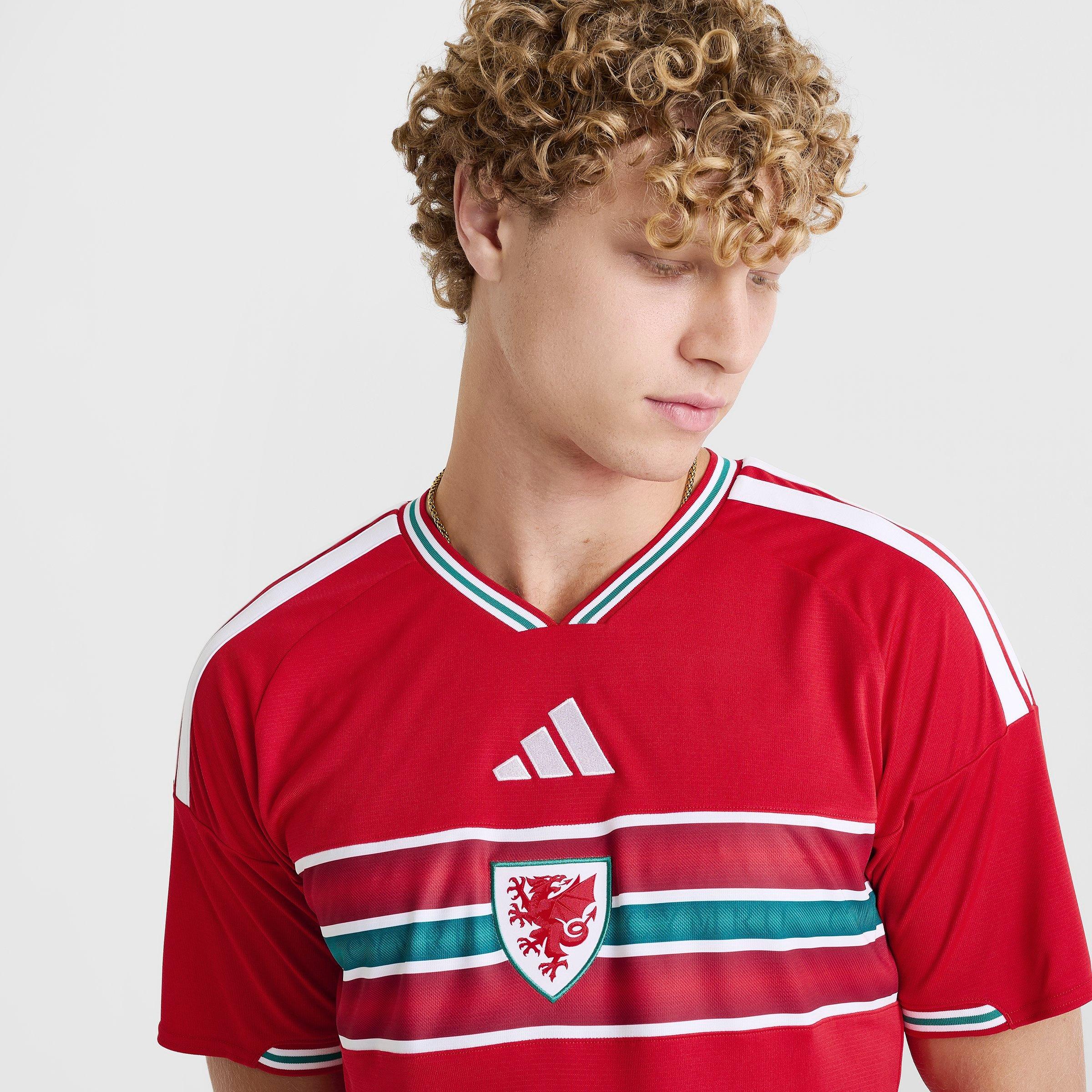Men's adidas Wales Home Replica Soccer Jersey