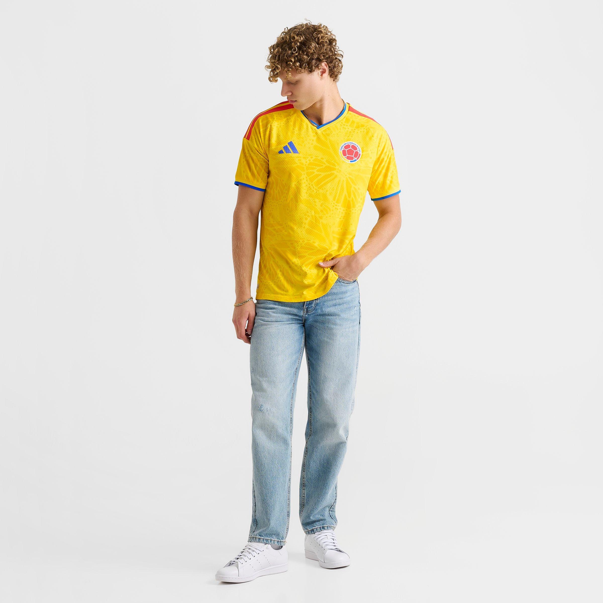 Men's adidas Colombia 2026 Home Authentic Soccer Jersey