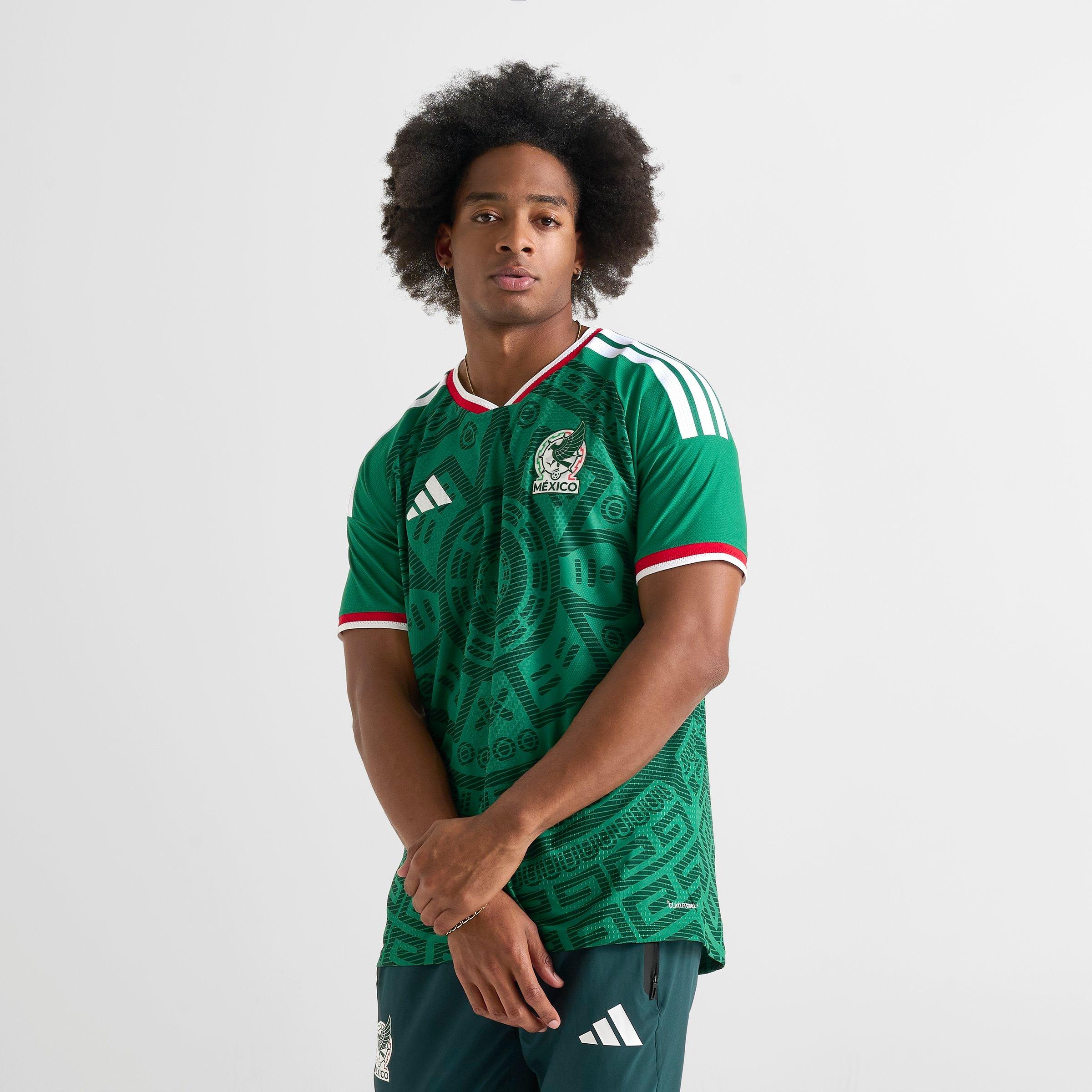 Men's adidas Mexico 2026 Home Authentic Soccer Jersey