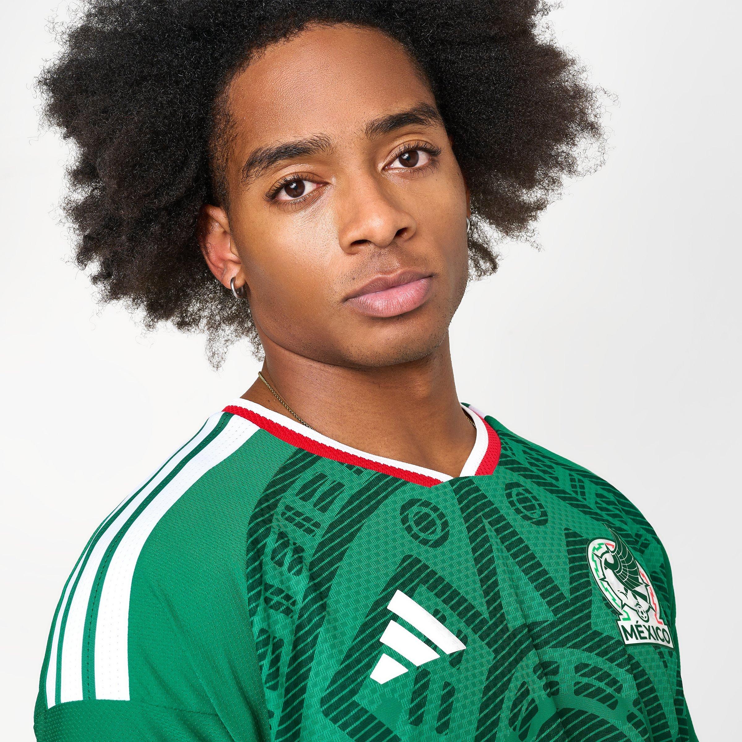 Men's adidas Mexico 2026 Home Authentic Soccer Jersey