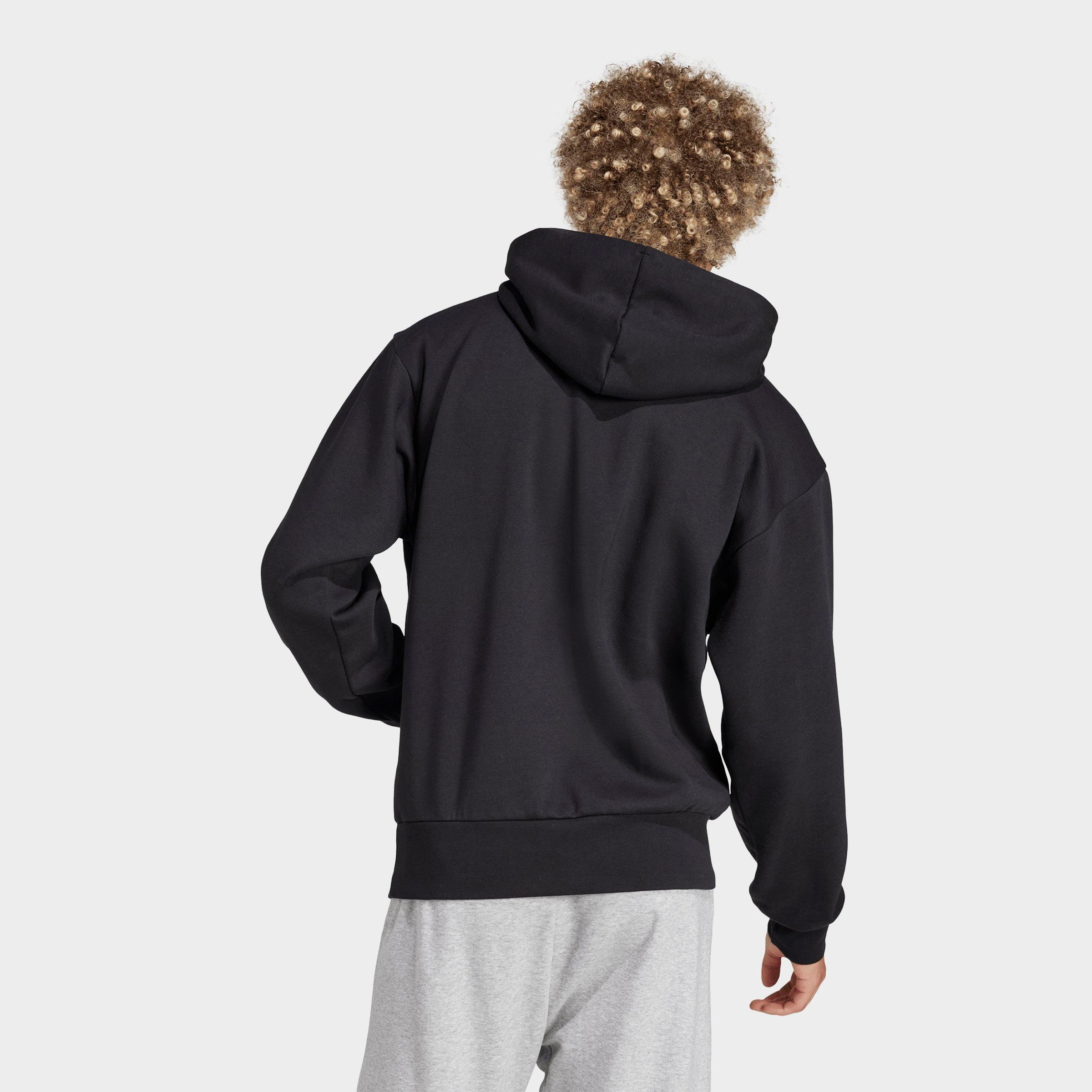 Men's adidas Essentials Linear Logo Fleece Pullover Hoodie