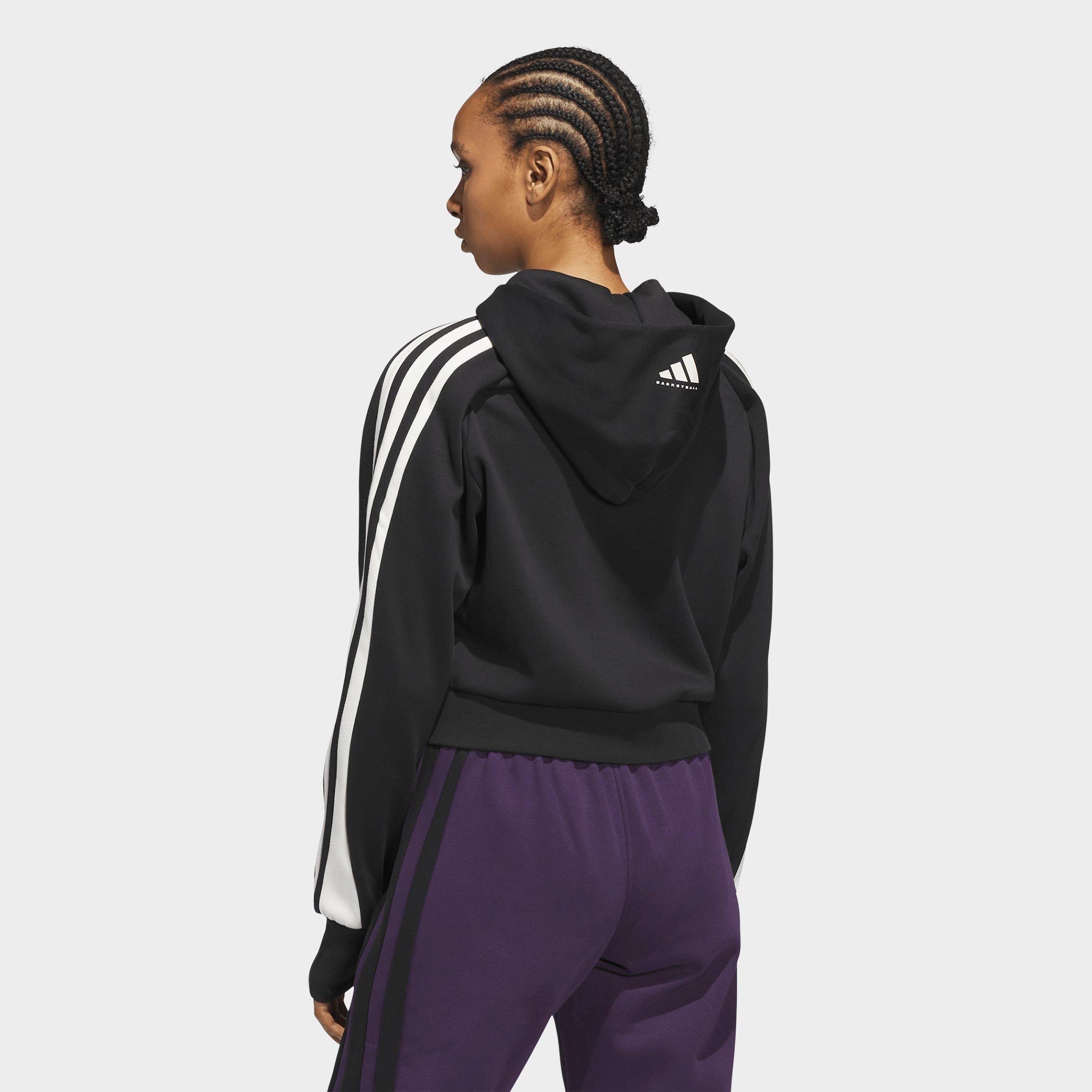 Women's adidas Cropped Basketball Hoodie
