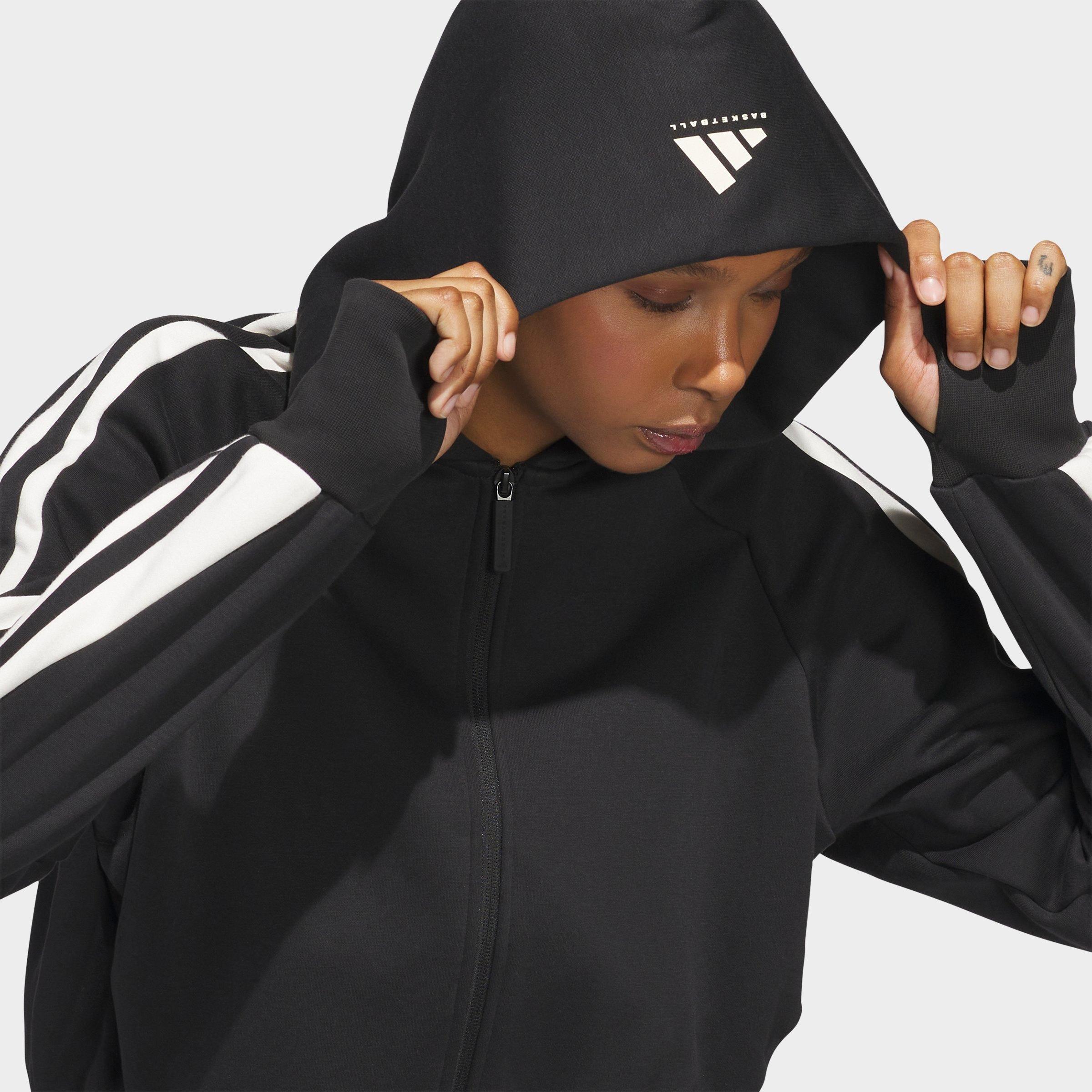 Women's adidas Cropped Basketball Hoodie