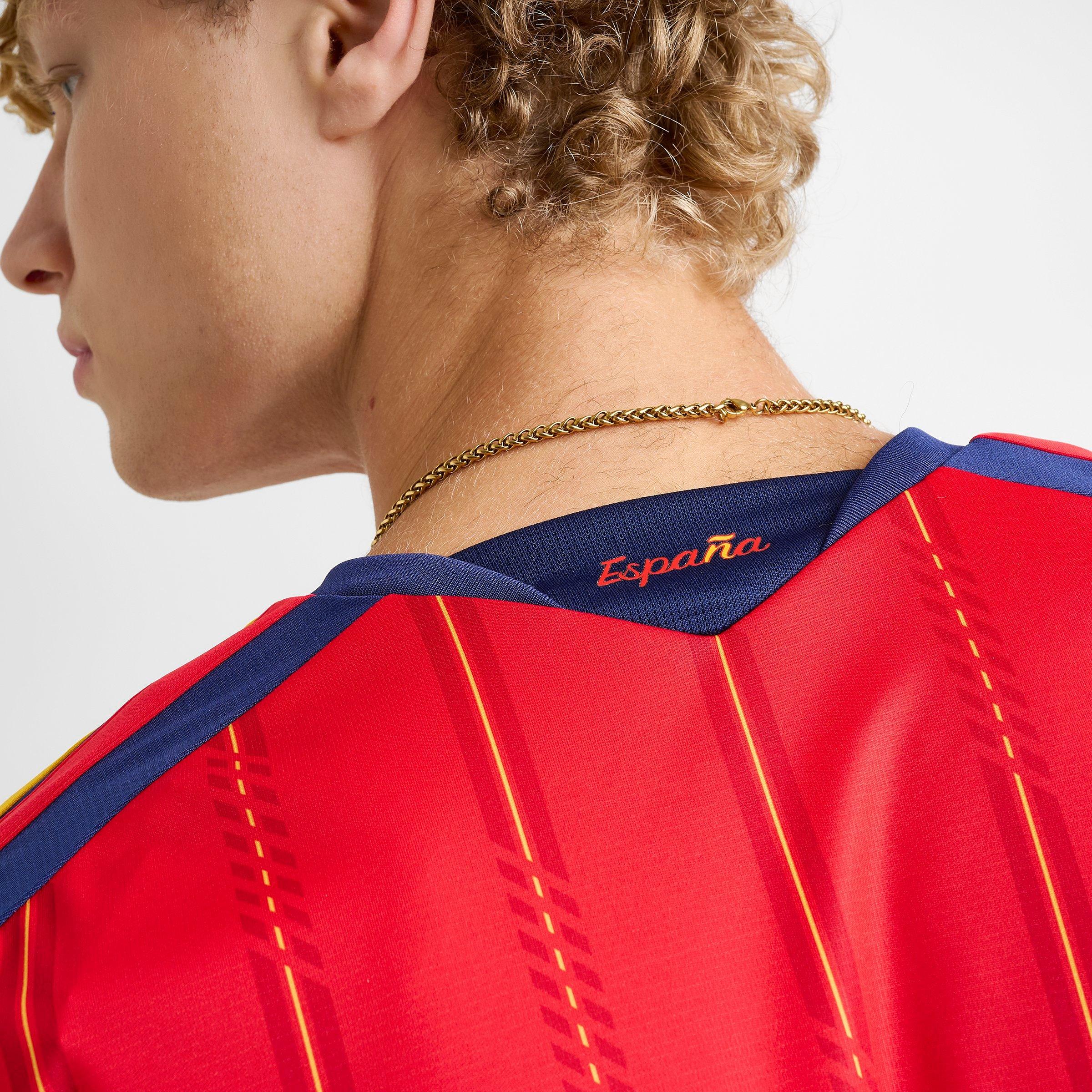 Men's adidas Spain Home Replica Soccer Jersey