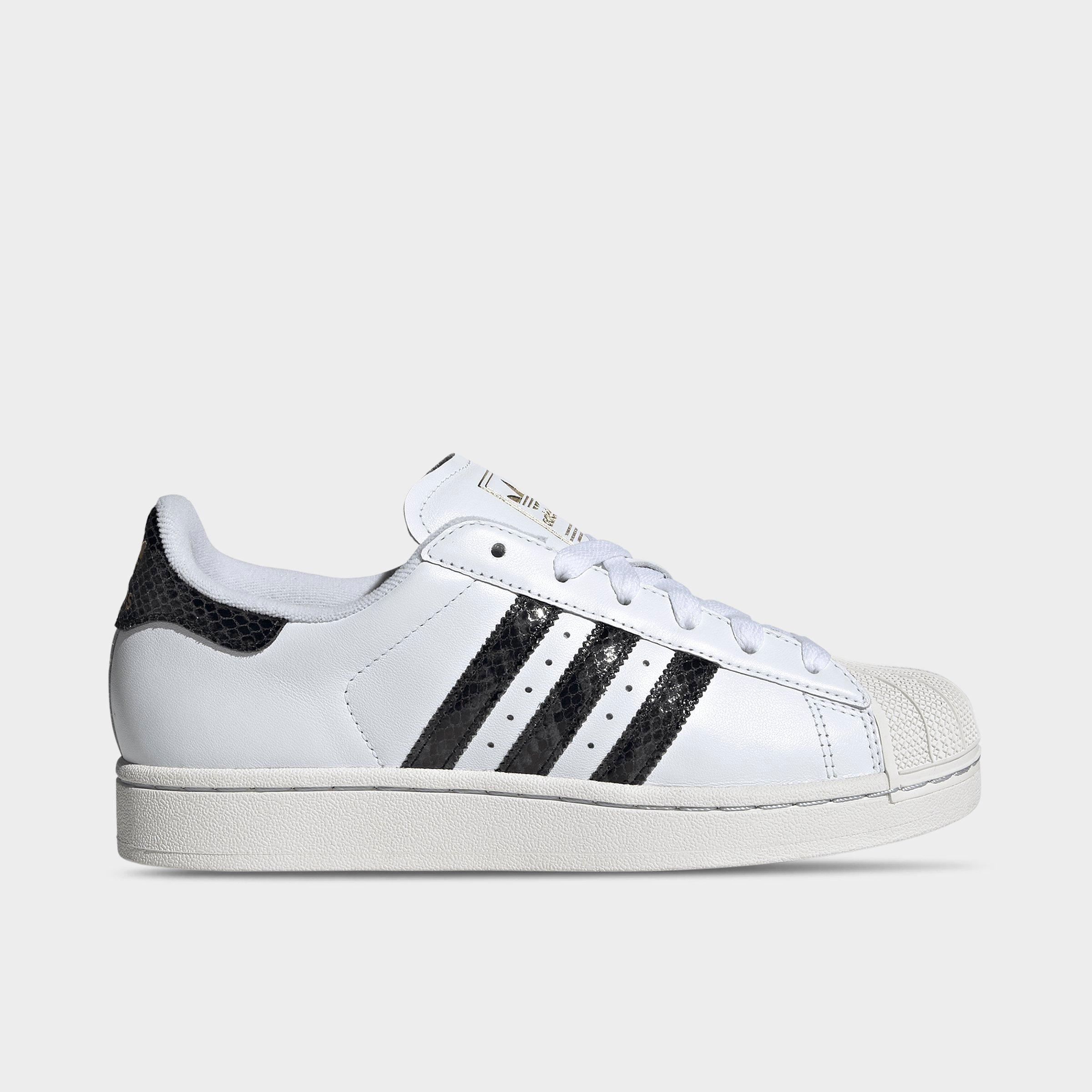 adidas Women's Superstar II Shoes, Size 9, White/Black/White