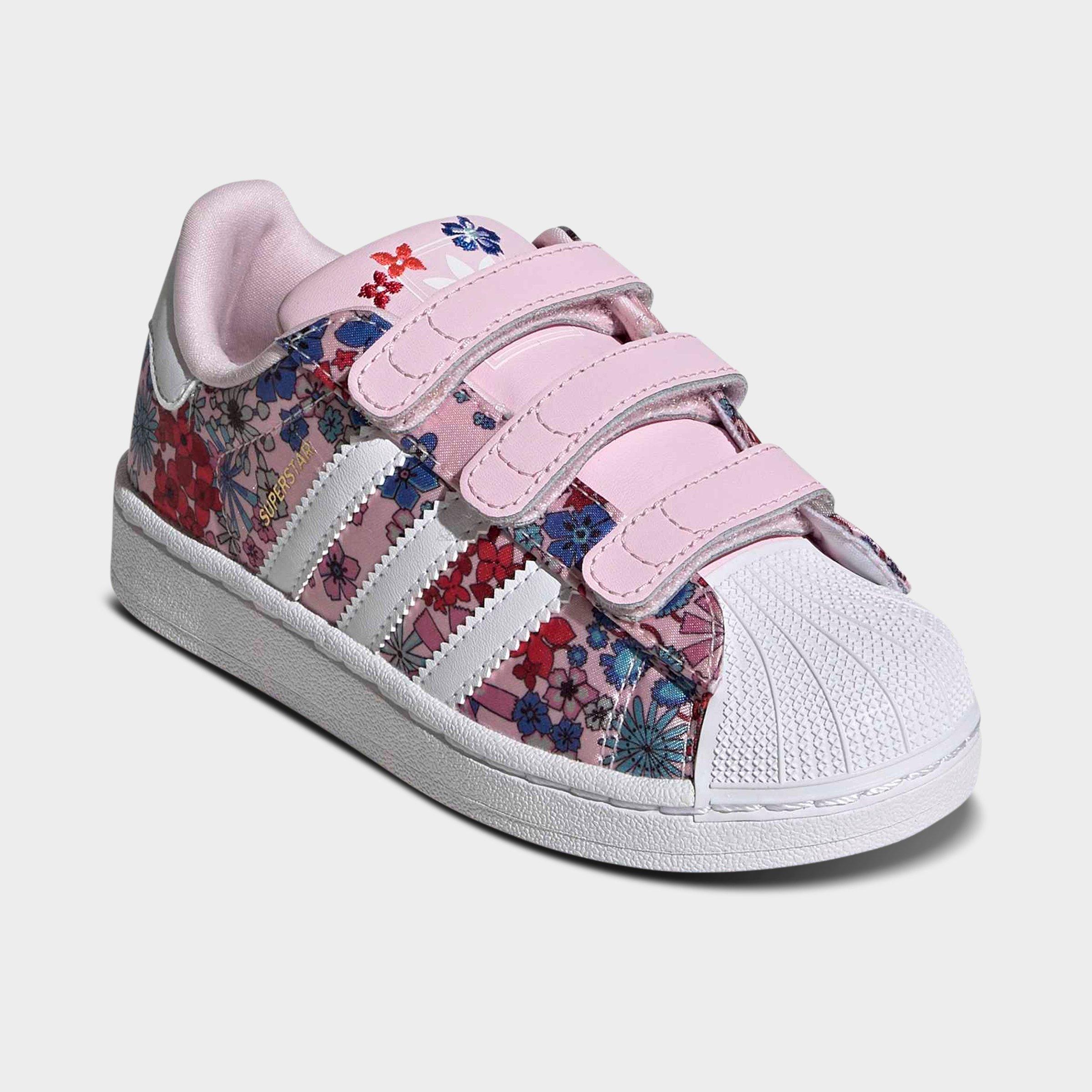 Girls' Little Kids' adidas Originals x Liberty London Superstar II Comfort Closure Casual Shoes