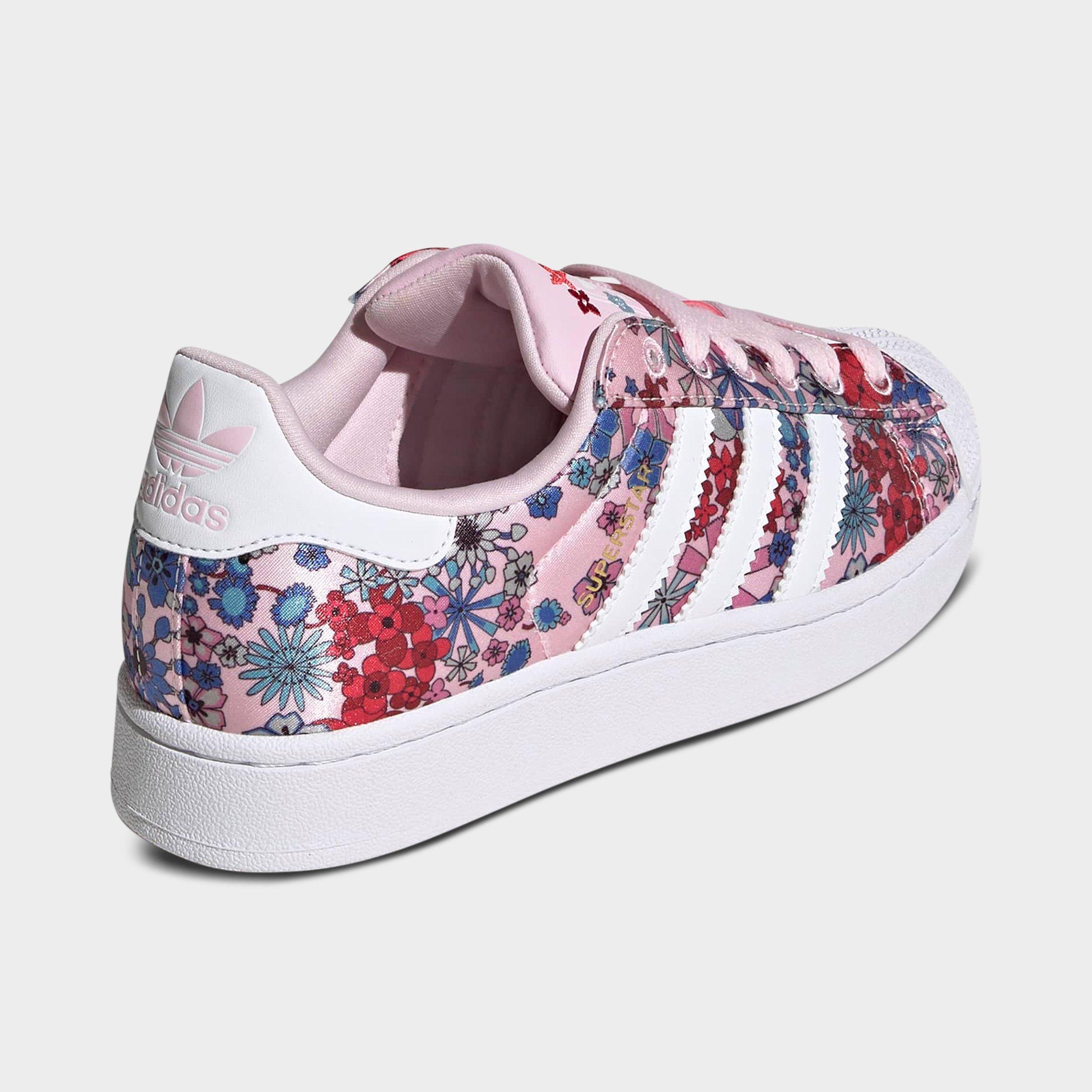 Girls' Little Kids' adidas Originals x Liberty London Superstar II Comfort Closure Casual Shoes