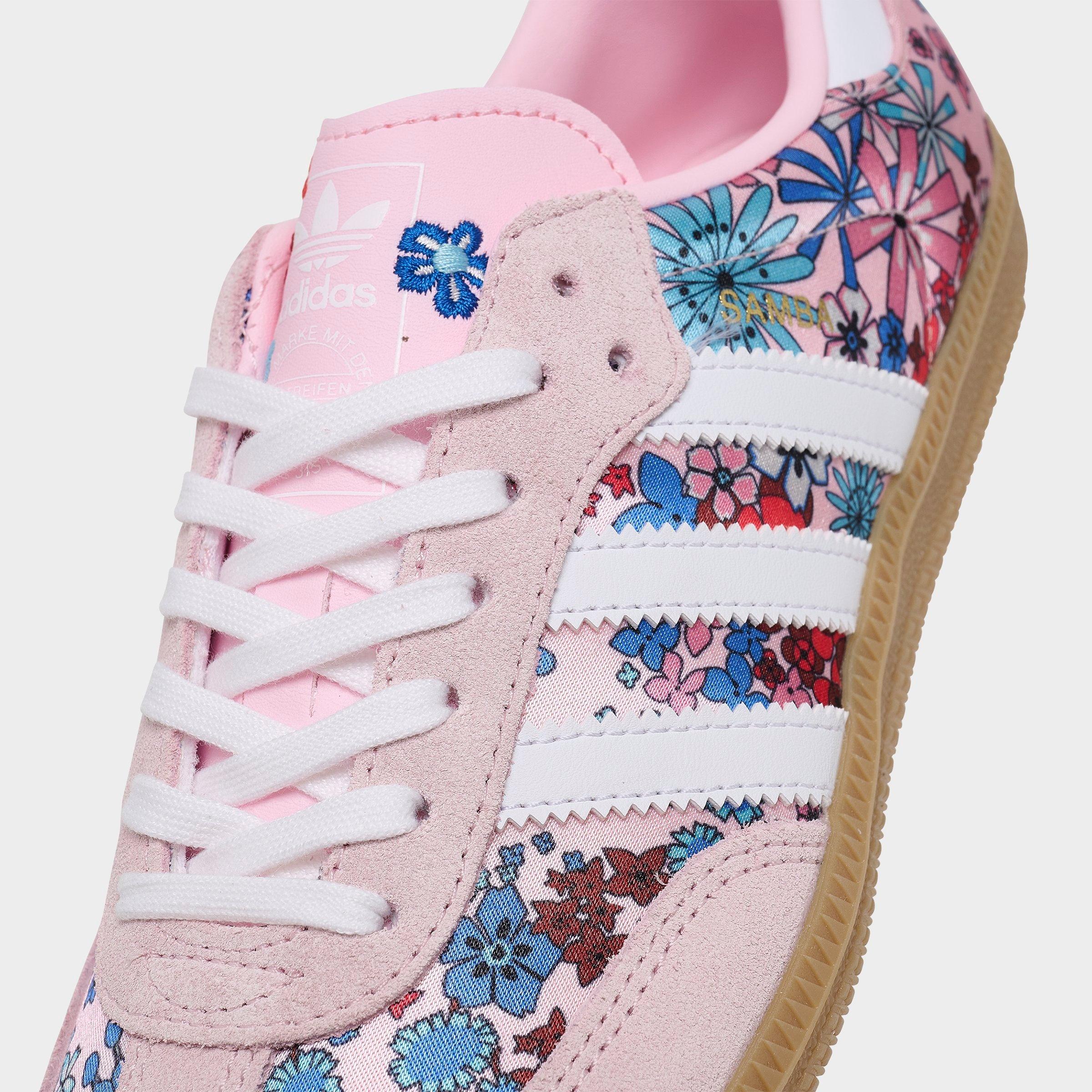 Big Kids' adidas Originals x Liberty London Samba OG Casual Shoes