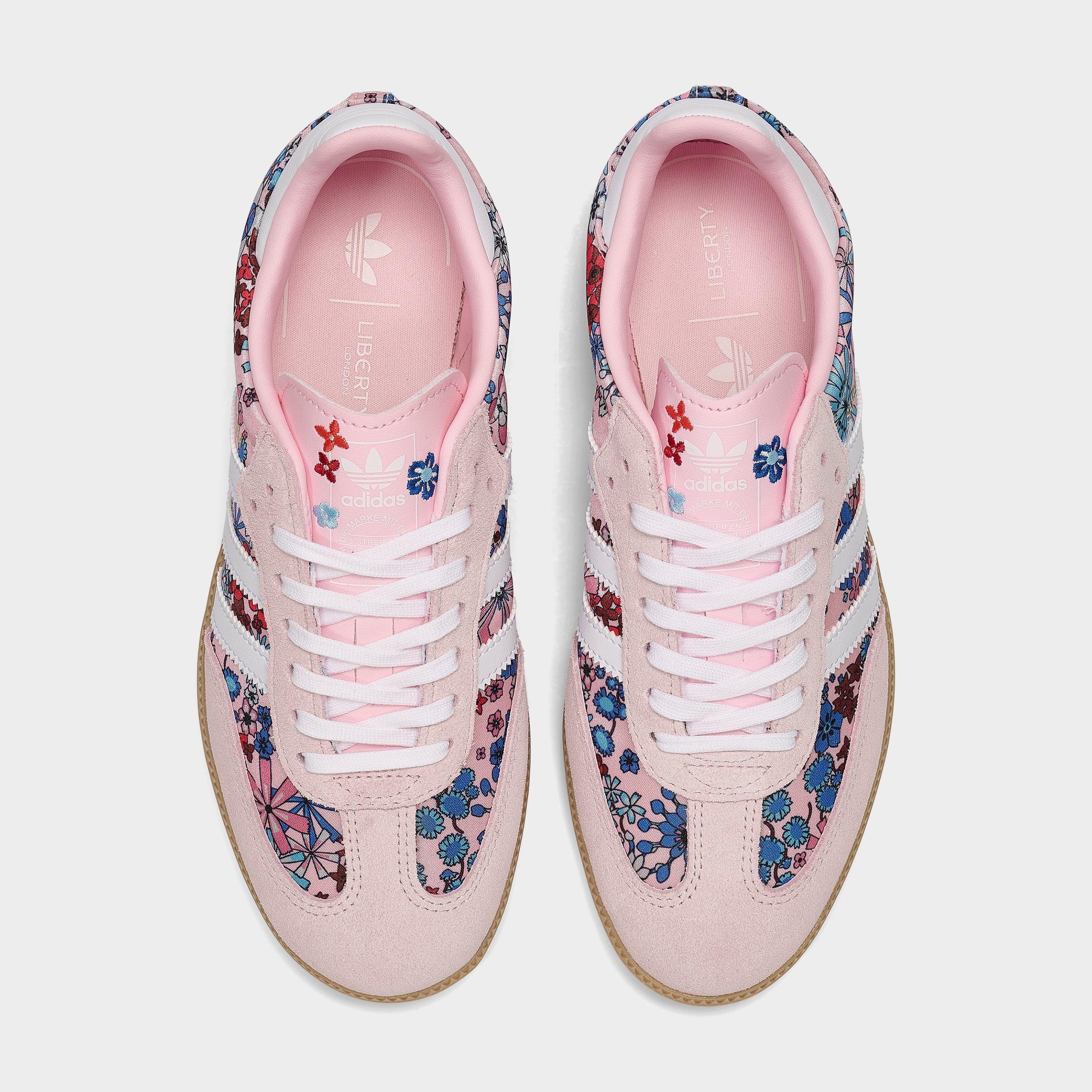Big Kids' adidas Originals x Liberty London Samba OG Casual Shoes