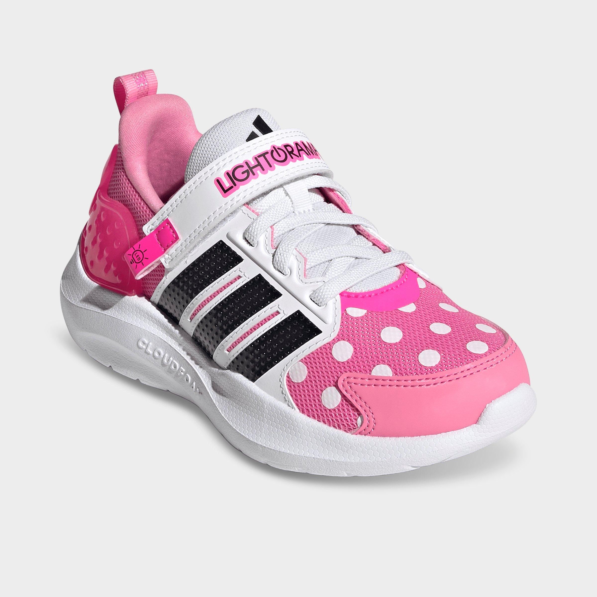 Girls' Little Kids' adidas x Disney Minnie Mouse Lightorama Runner Shoes