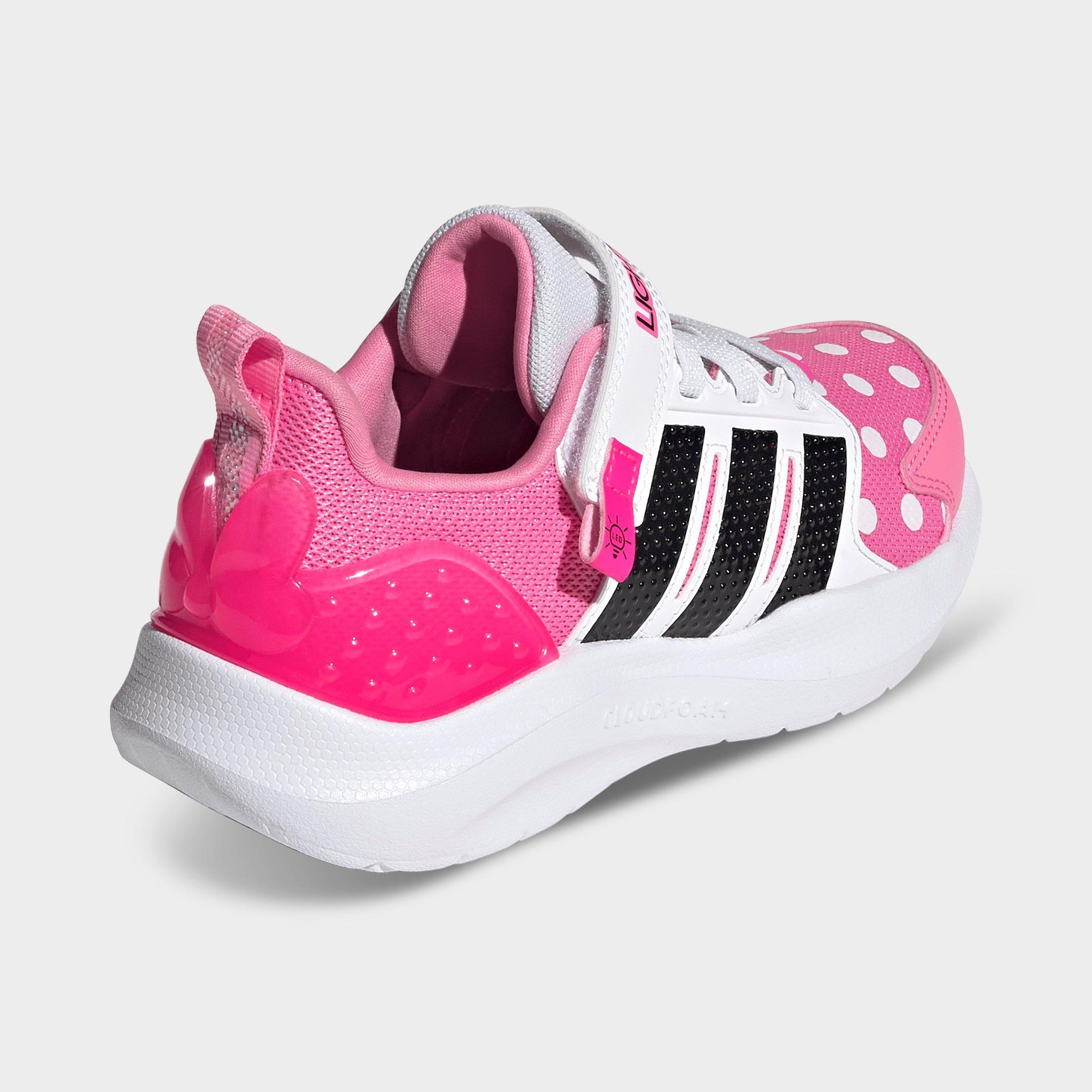 Girls' Little Kids' adidas x Disney Minnie Mouse Lightorama Runner Shoes