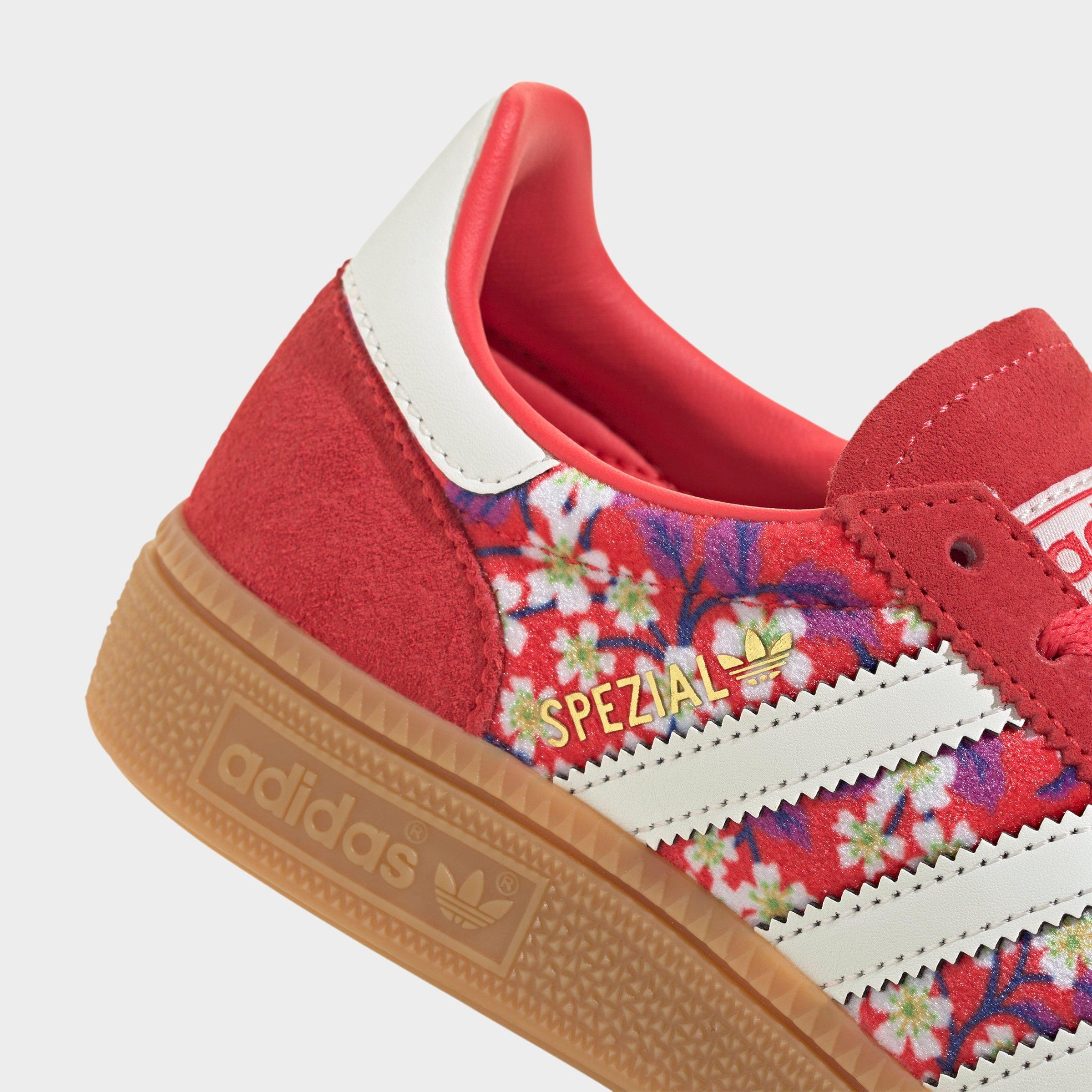 Big Kids' adidas Originals x Liberty London Handball Spezial Casual Shoes