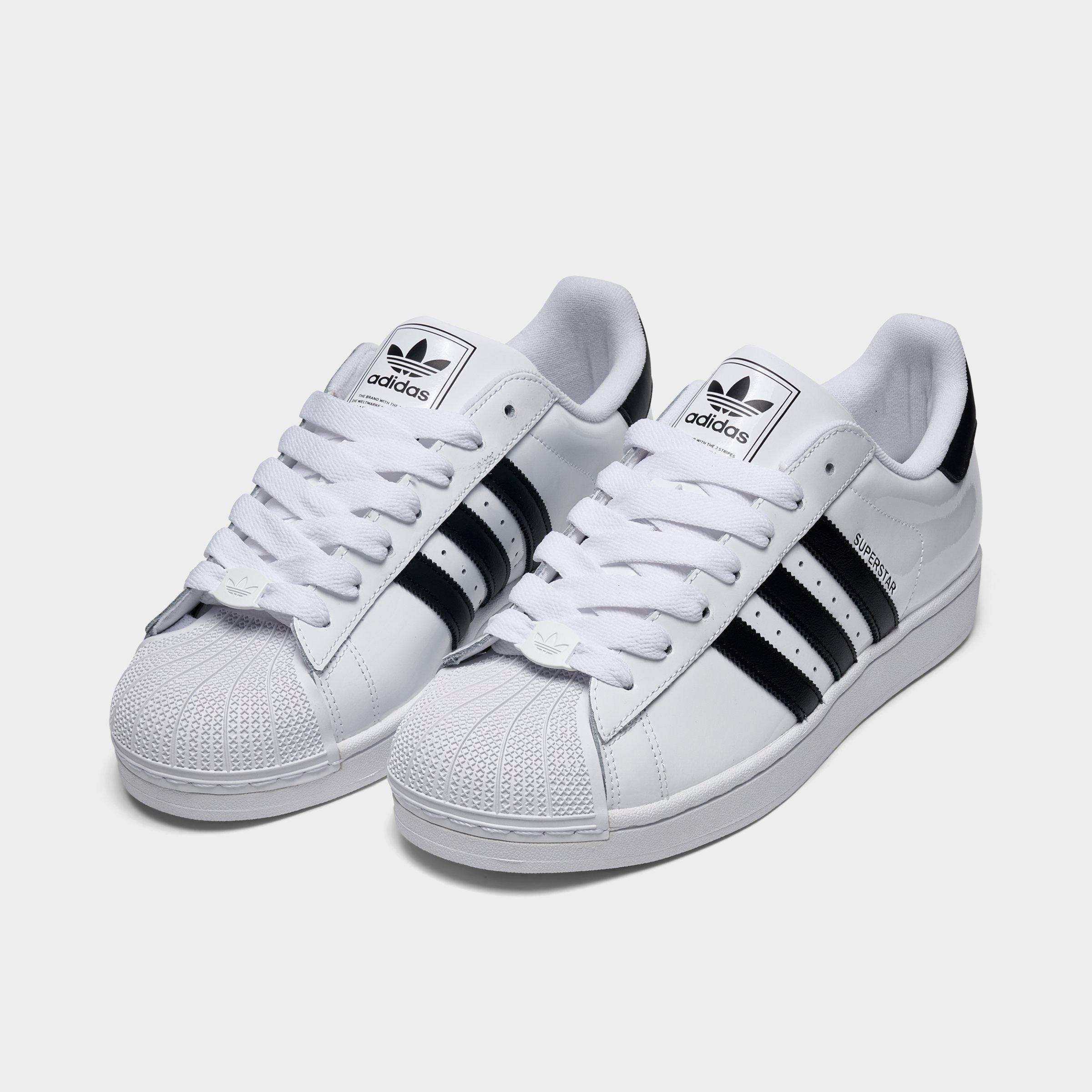 Men's adidas Originals Superstar II Patent Leather Casual Shoes
