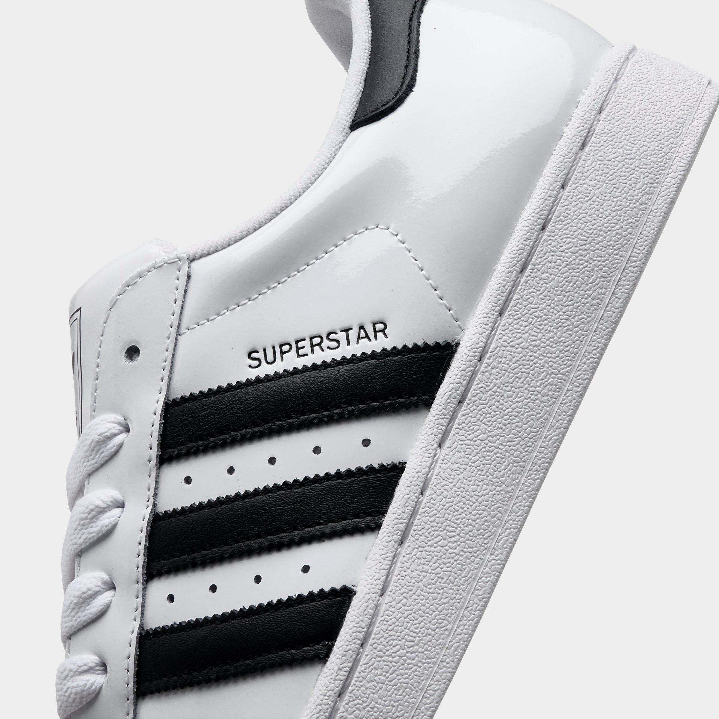 Men's adidas Originals Superstar II Patent Leather Casual Shoes