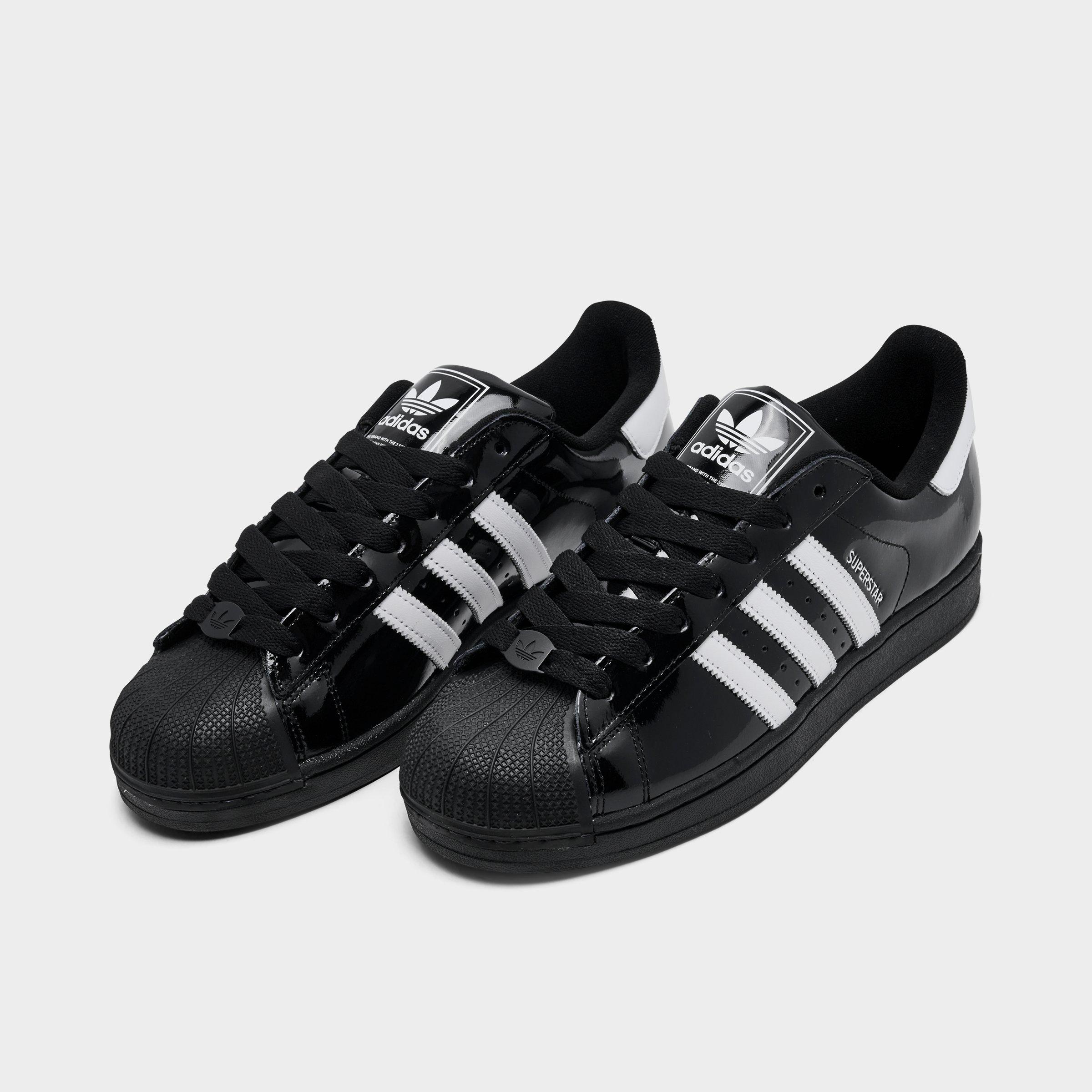 Men's adidas Originals Superstar II Patent Leather Casual Shoes