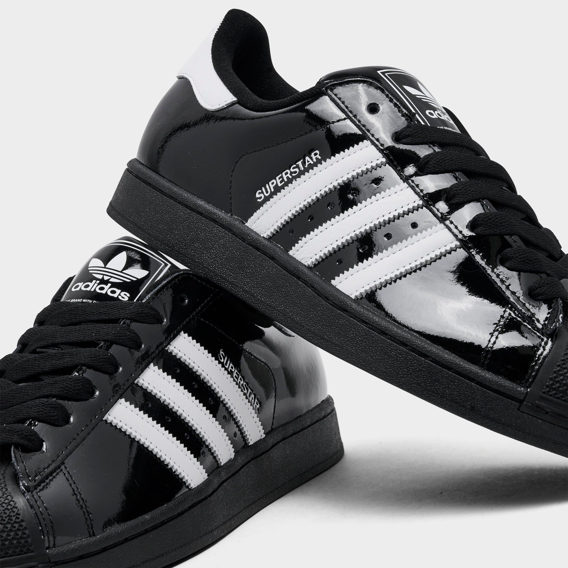 Men's adidas Originals Superstar II Patent Leather Casual Shoes