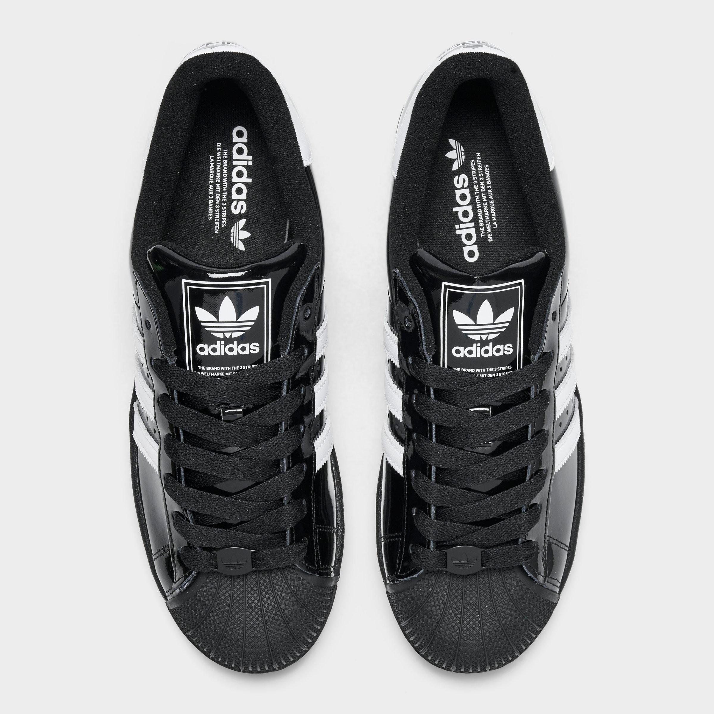 Men's adidas Originals Superstar II Patent Leather Casual Shoes