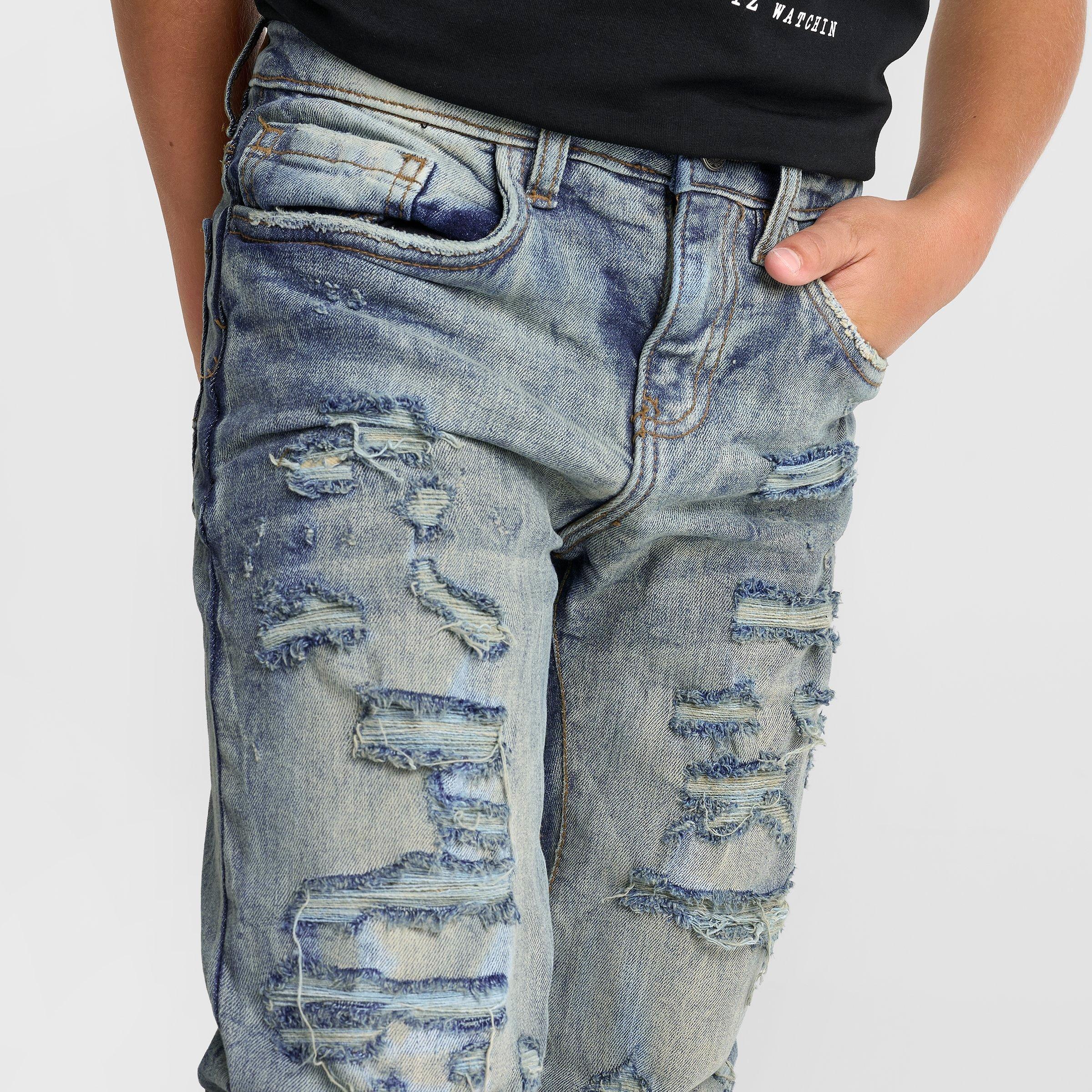 Boys' Big Kids' Jordan Craig Elmhurst Denim Jeans