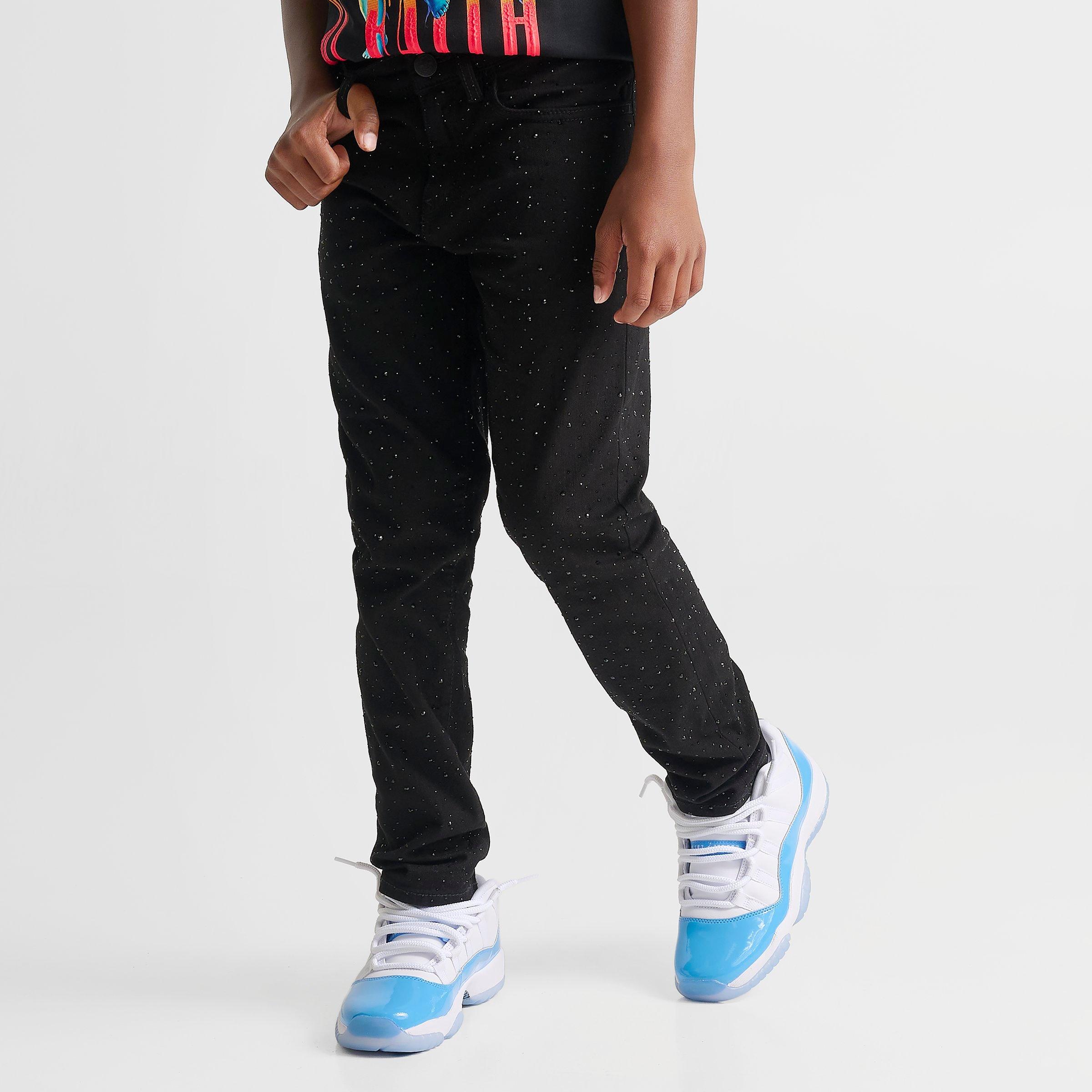 Big Kids' Jordan Craig Rhinestone Denim Jeans