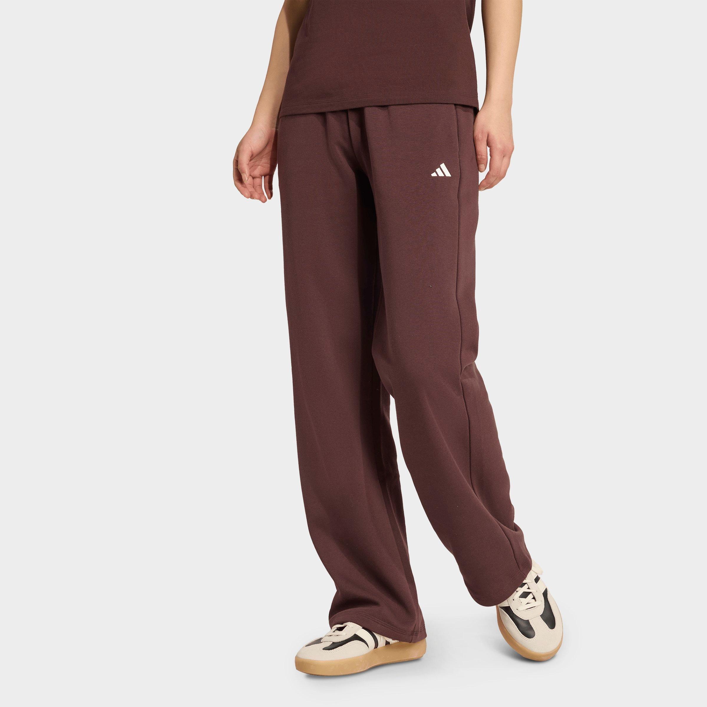 Women's adidas Essentials Small Logo Feel Cozy Open-Hem Pants