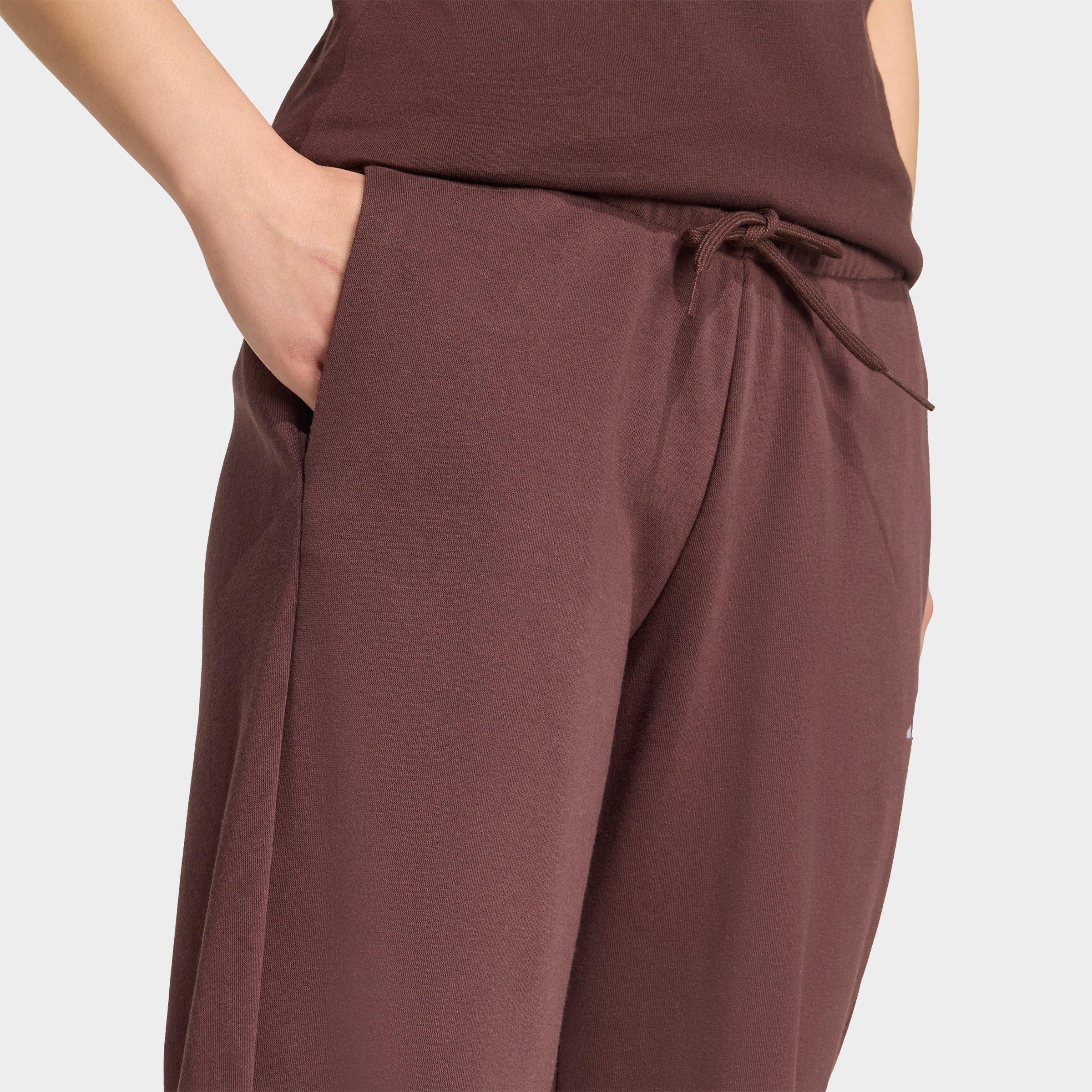 Women's adidas Essentials Small Logo Feel Cozy Open-Hem Pants