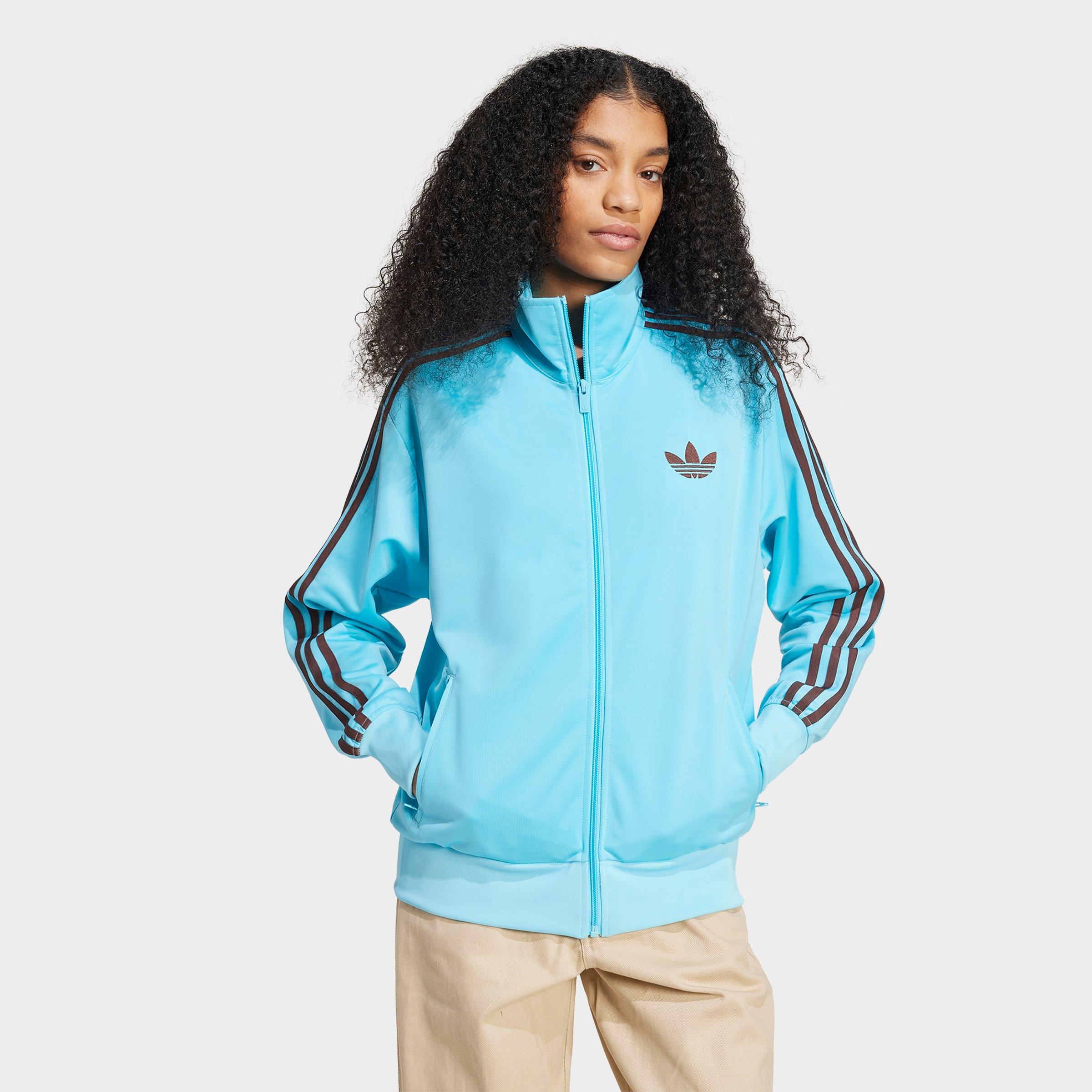 トップス adidas originals FLORERA FB TRACK TOP adidas Originals Track Top Woven Firebird - Black/White