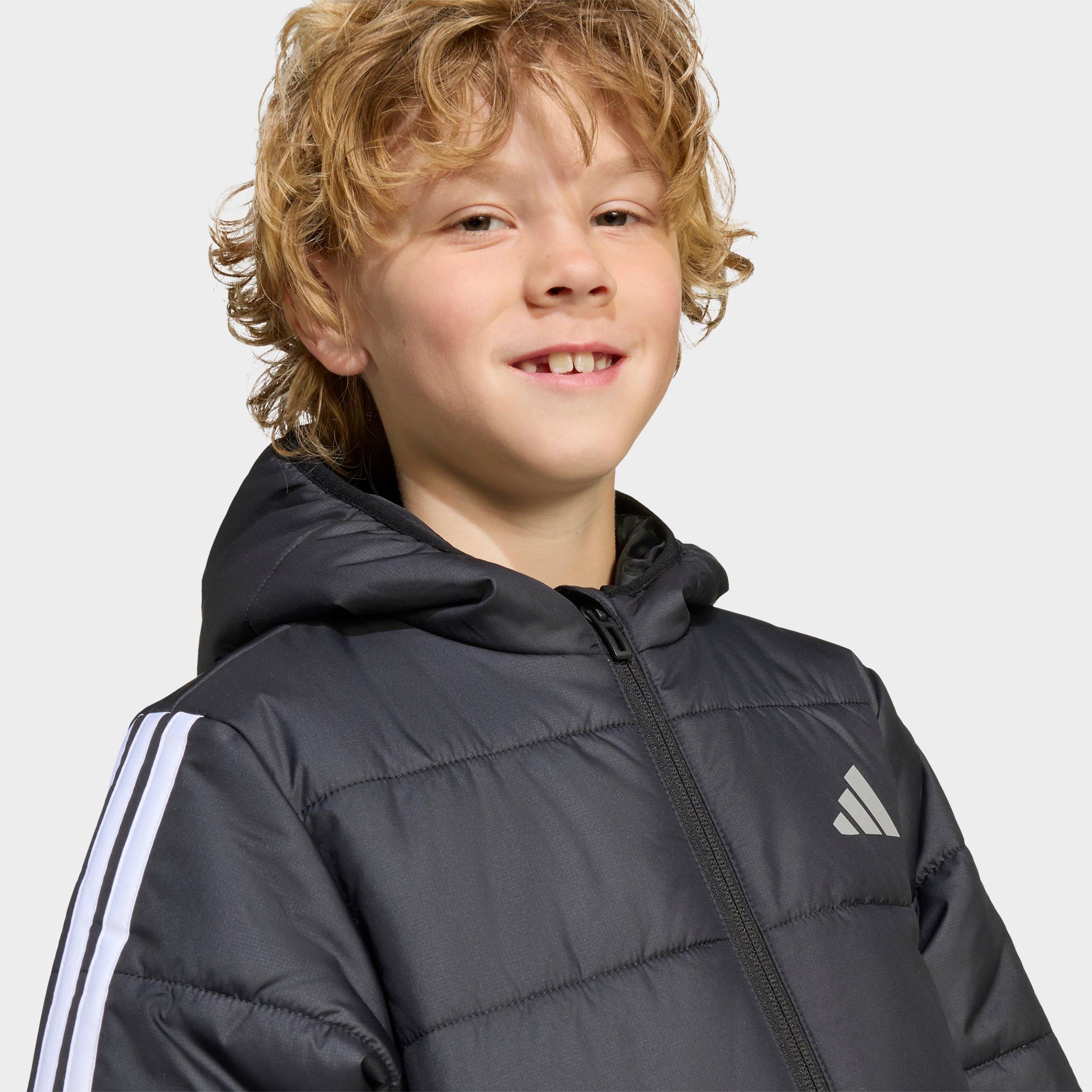Little Kids' adidas Essentials 3-Stripes Padded Jacket