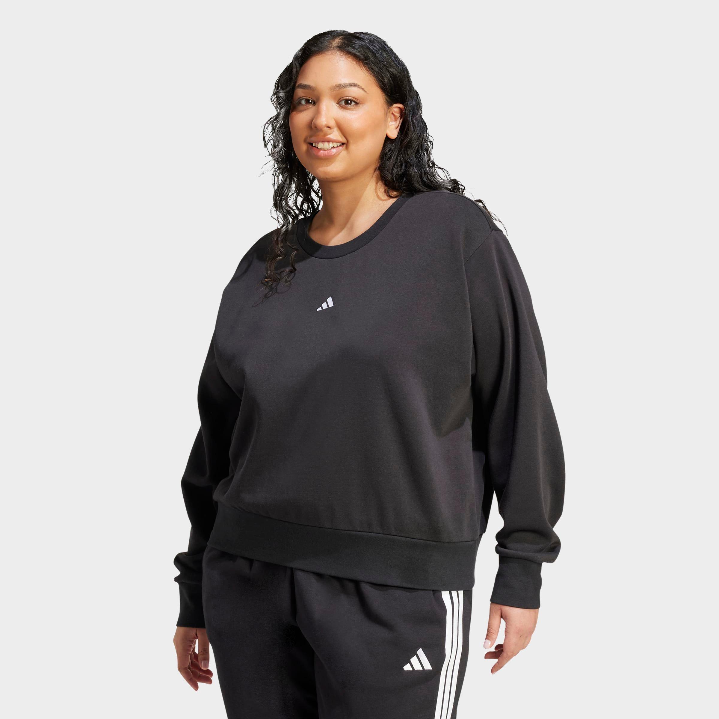 Women's adidas Sportswear Essentials Small Logo Feel Cozy Sweatshirt (Plus Size)
