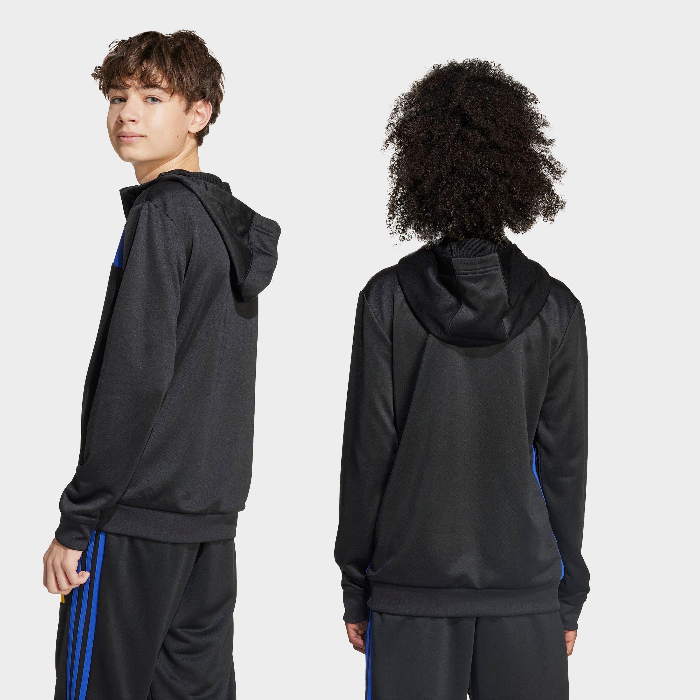 Big Kids' adidas Tiro 25 Essentials Sweat Quarter-Zip Hoodie