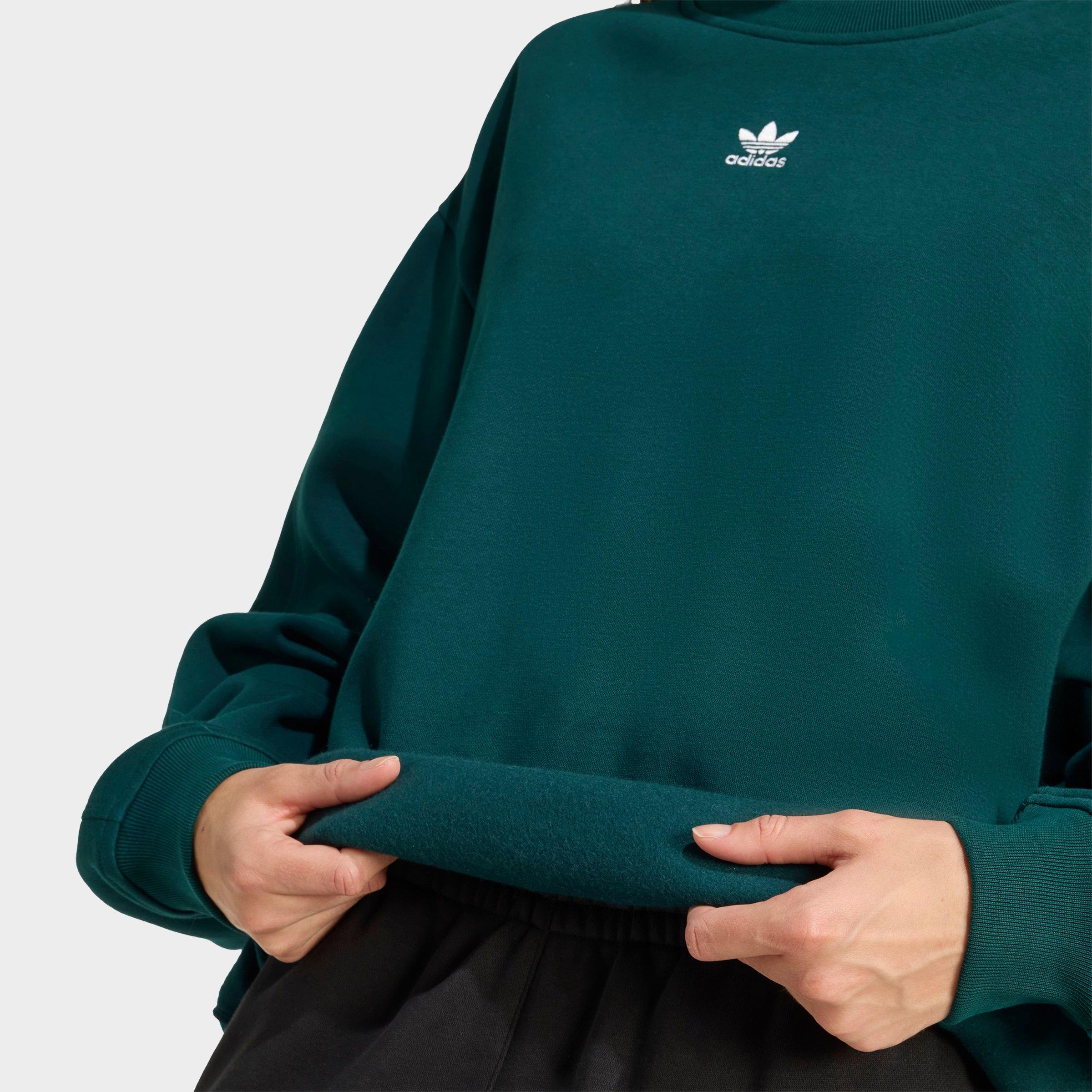 Women's adidas Originals Essentials Fleece Long Oversized Crewneck Sweatshirt
