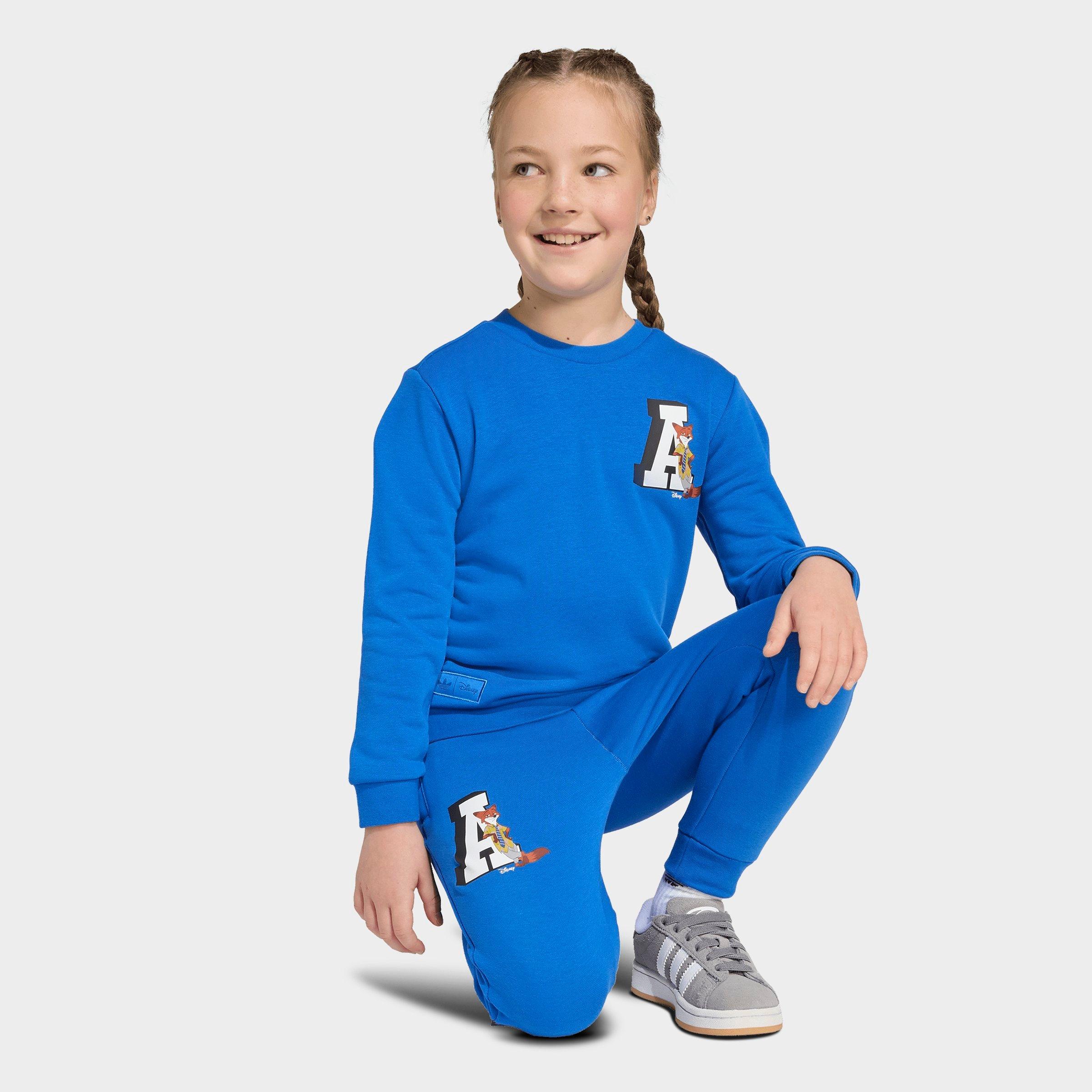 Little Kids' adidas x Zootopia Crewneck Sweatshirt and Jogger Pants Set