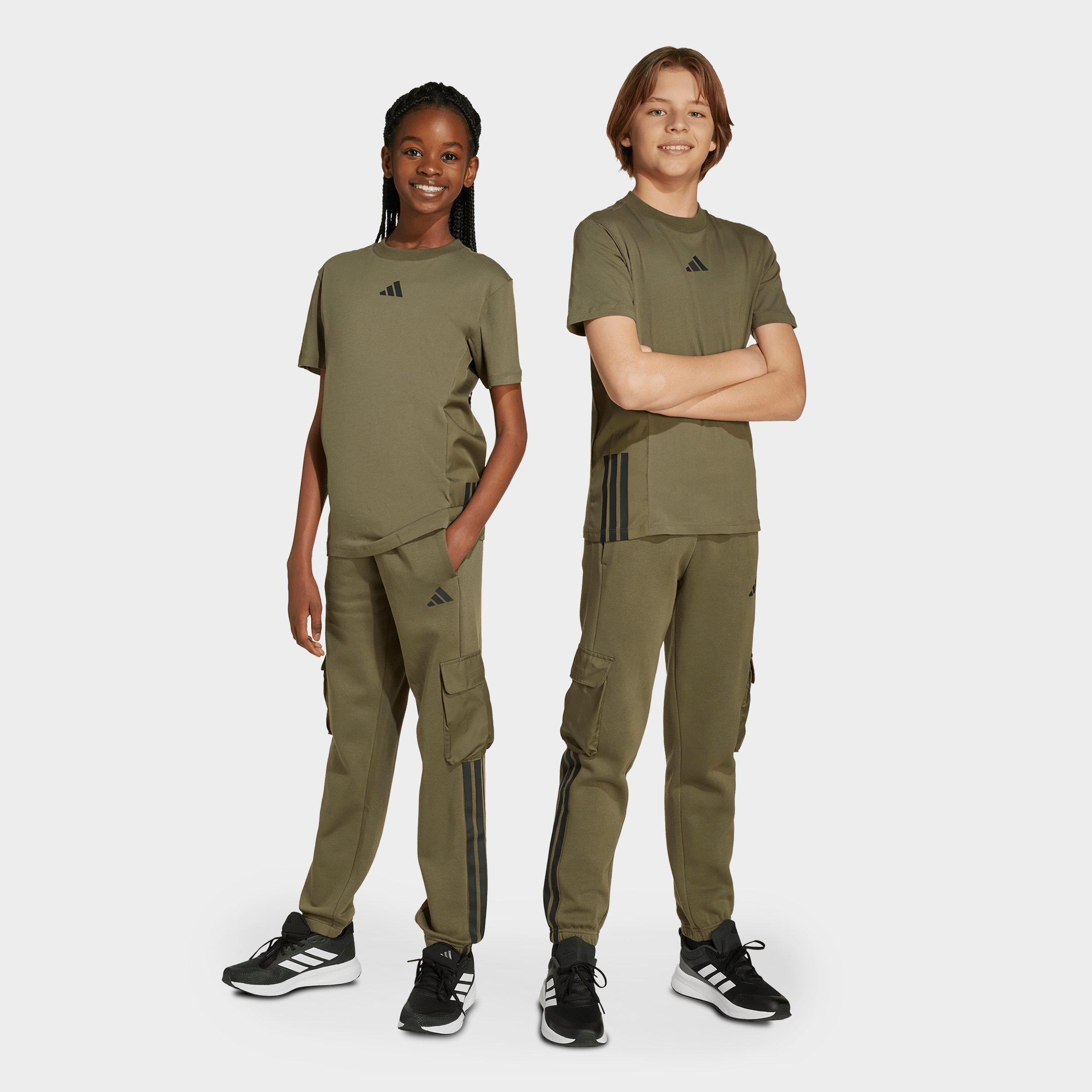 Big Kids' adidas Utility Pack Fleece Cargo Jogger Pants