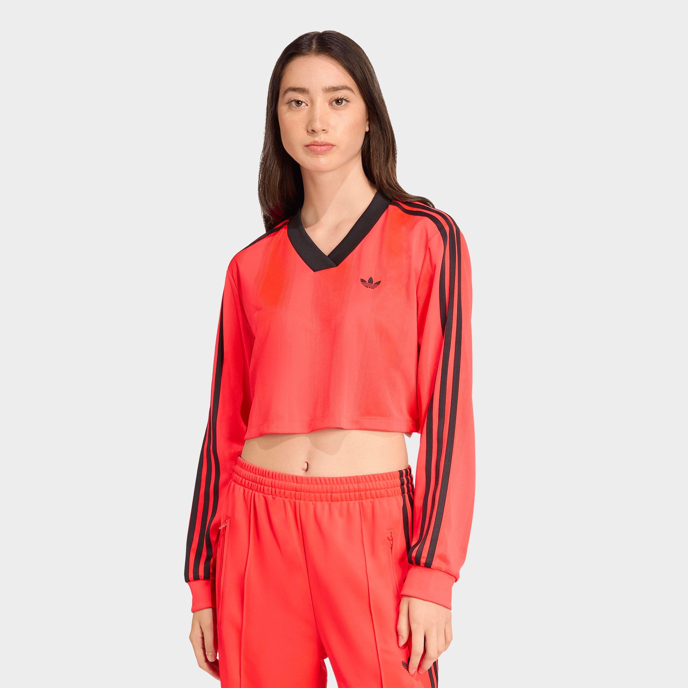 トップス adidas Originals soccer ls crop レディース 【adidas】 アディダス W SOCCER LS CROP ロング