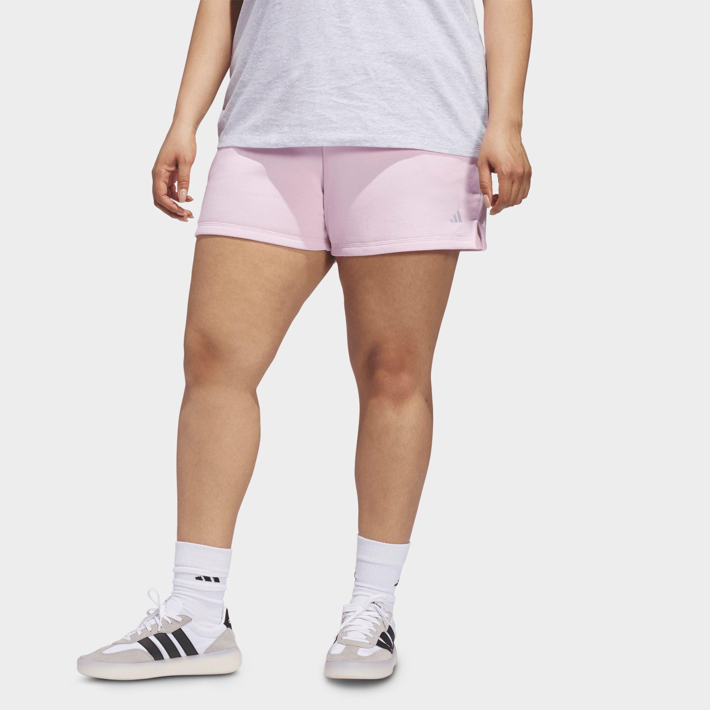 Women's adidas Sportswear Essentials Small Logo Feel Cozy Shorts (Plus Size)
