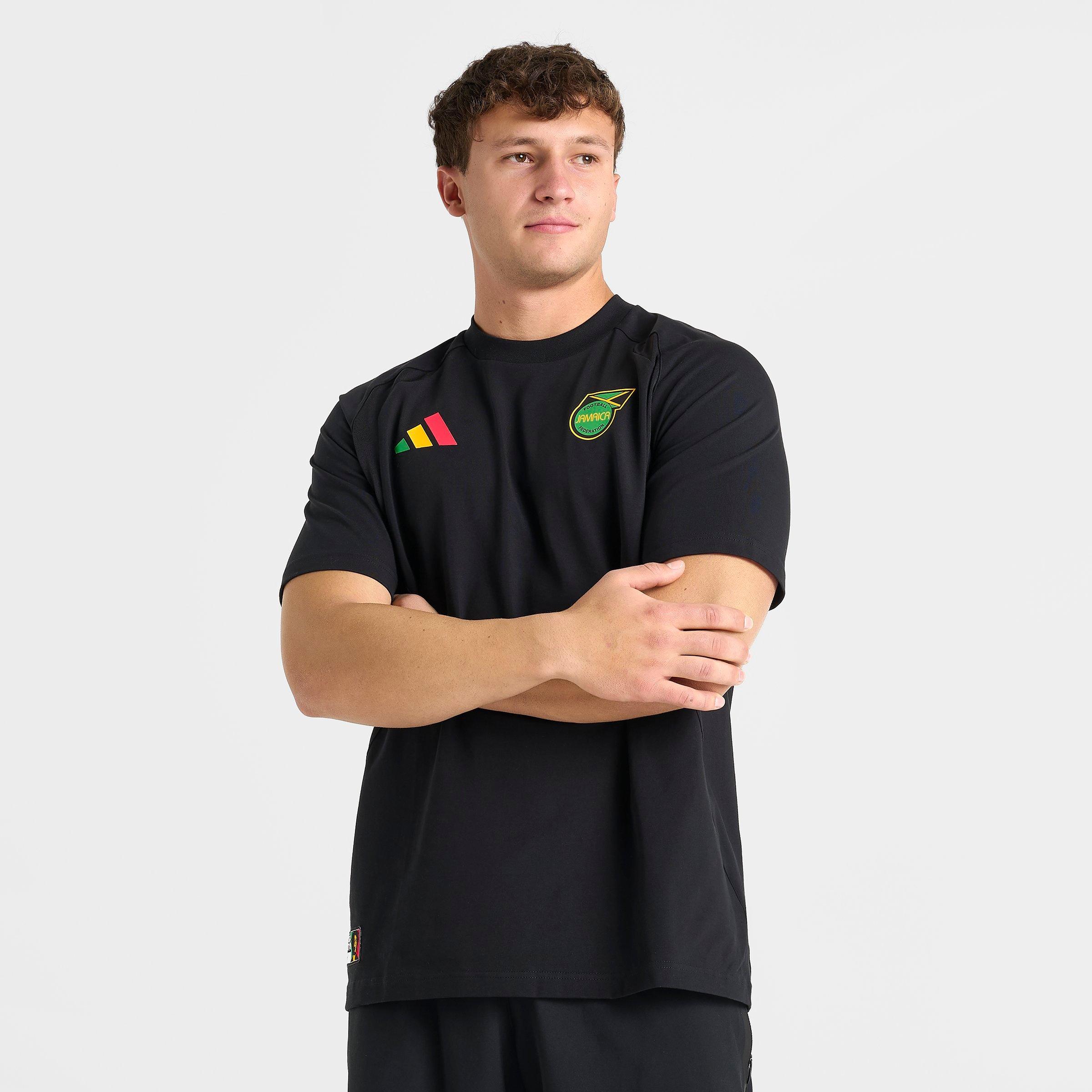 Men's adidas Originals x Bob Marley Jamaica Tiro Travel T-Shirt