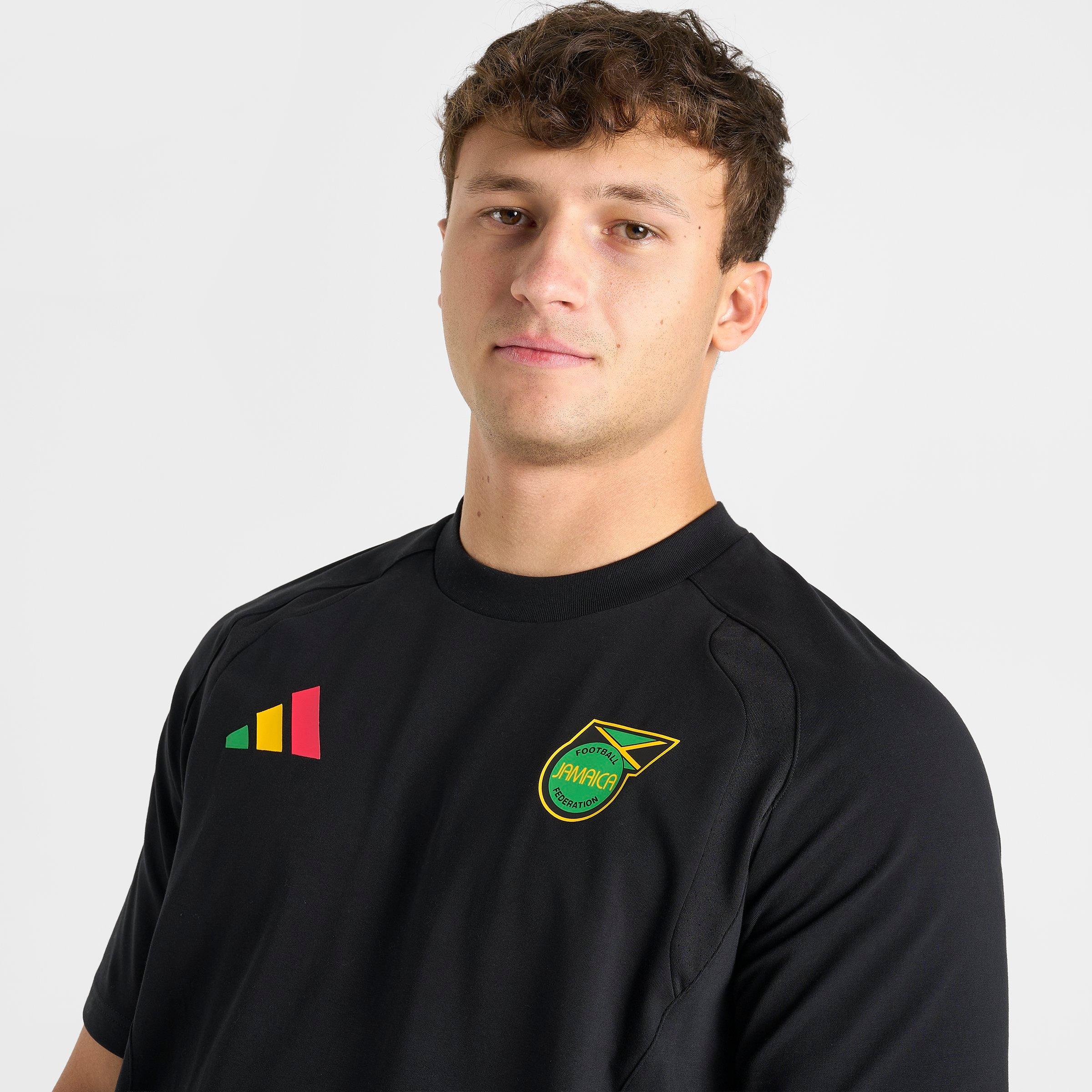 Men's adidas Originals x Bob Marley Jamaica Tiro Travel T-Shirt