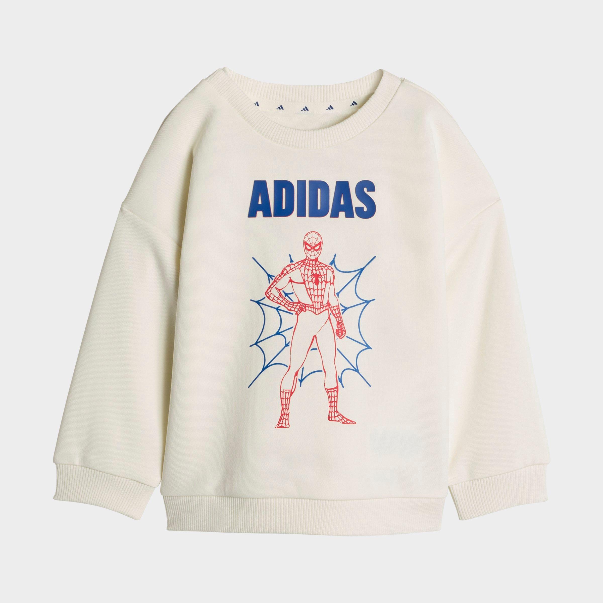 Infant and Toddler adidas x Spider-Man Crewneck Sweatshirt Jogger Pants Set