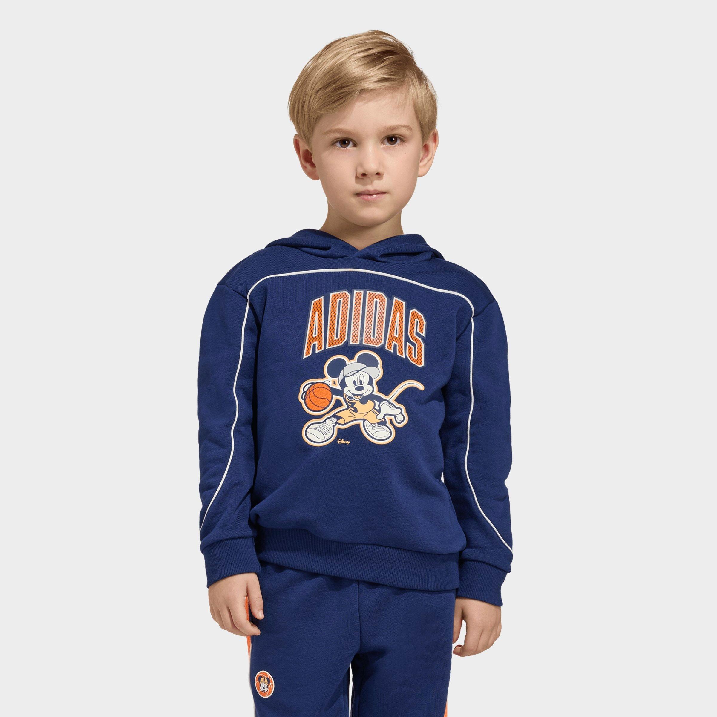 Kids' Toddler and Little adidas x Disney Mickey Mouse Pullover Hoodie