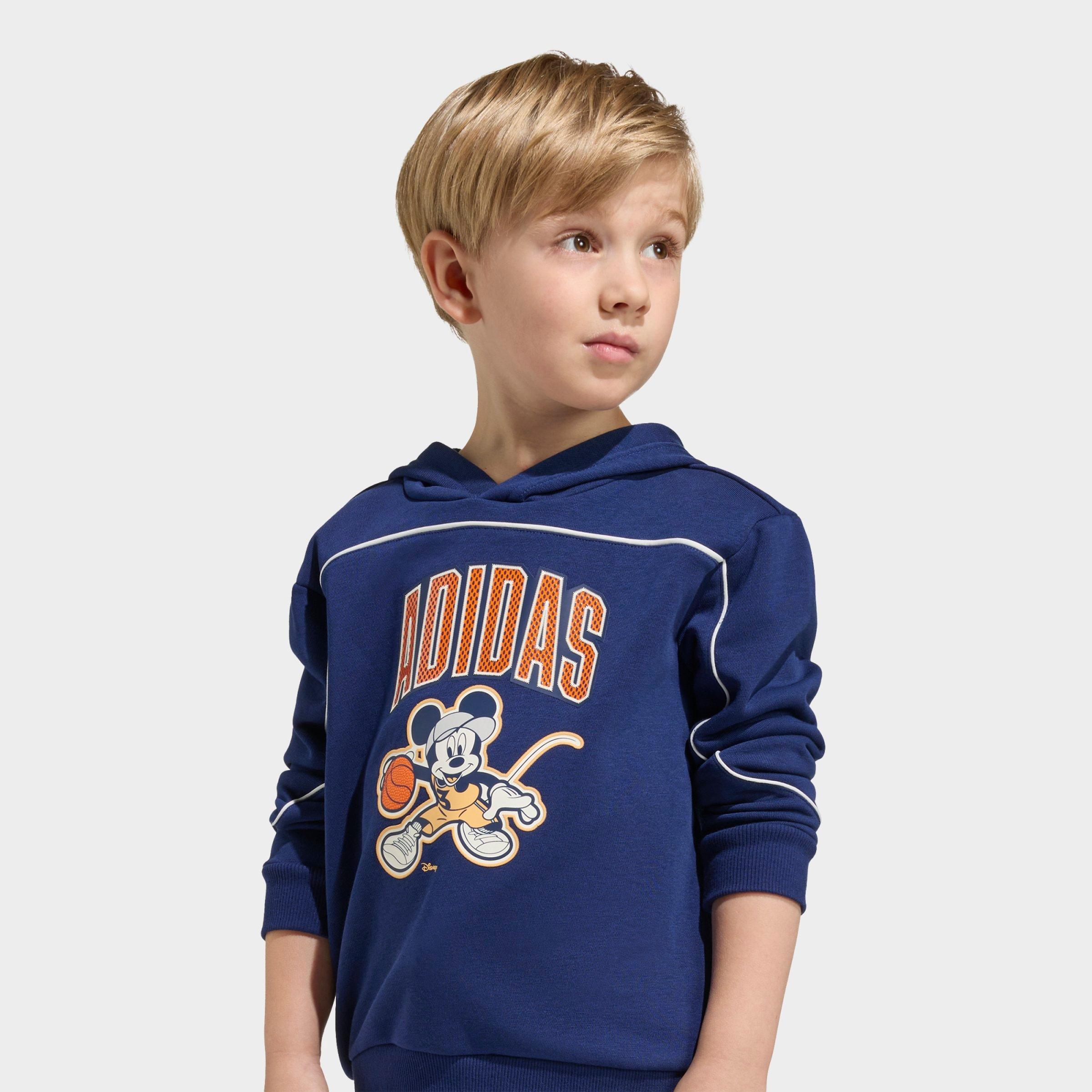 Kids' Toddler and Little adidas x Disney Mickey Mouse Pullover Hoodie